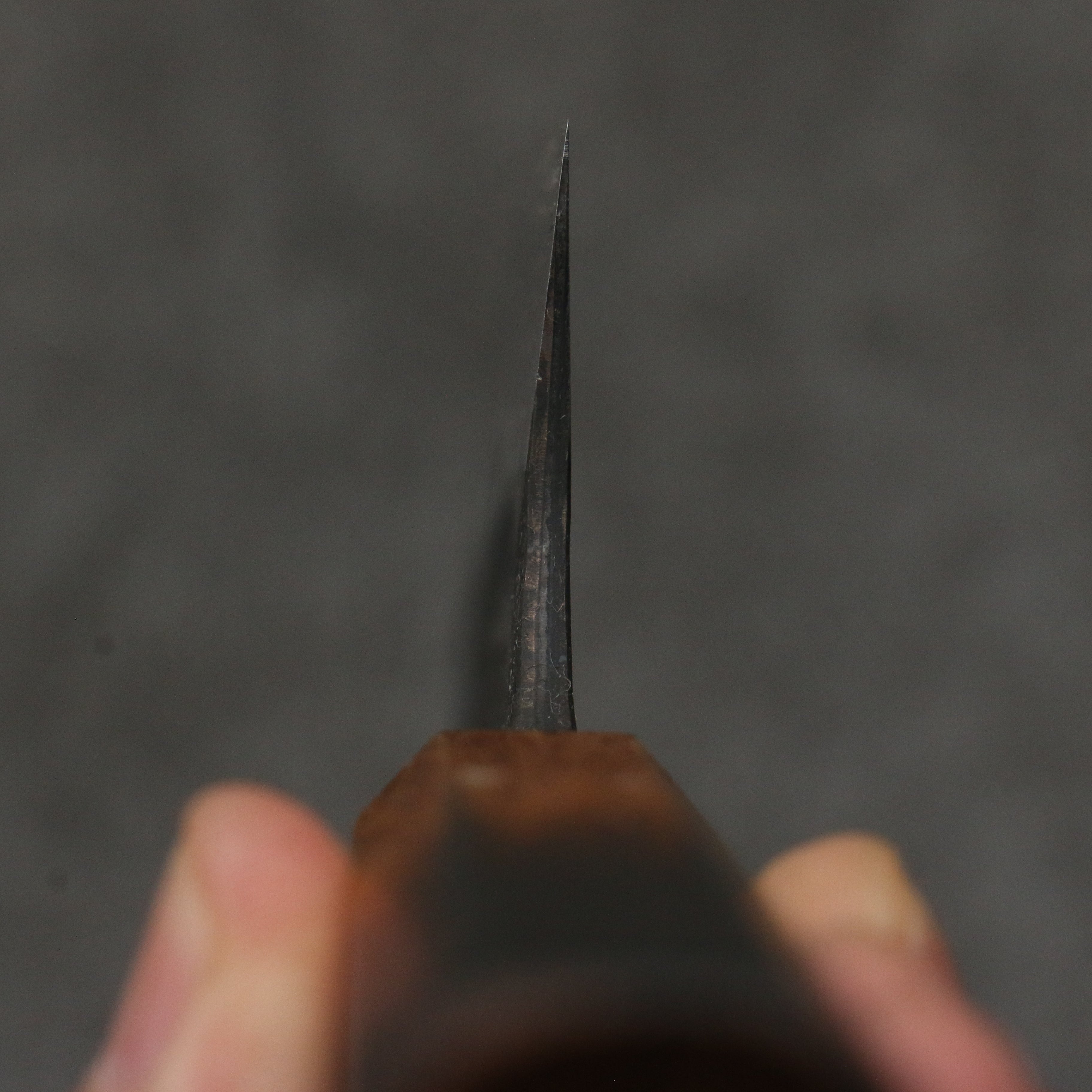 Anryu Blue Super Bunka 165mm Burnt Oak Handle - Seisuke Knife