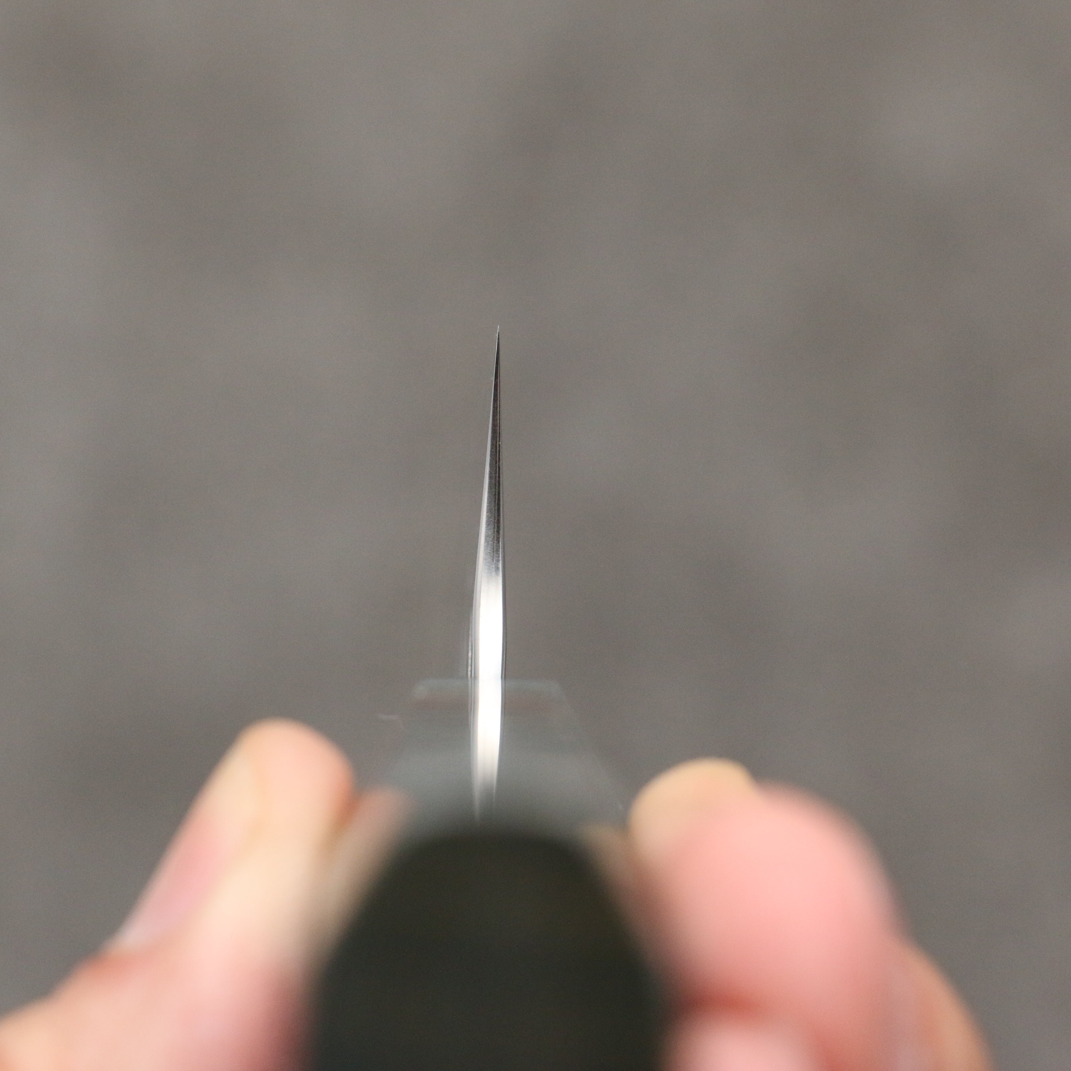 Yoshimi Kato SPG STRIX Hammered (V) Small Bunka 130mm Blue Stabilized Wood (With Black Ring) Handle - Seisuke Knife
