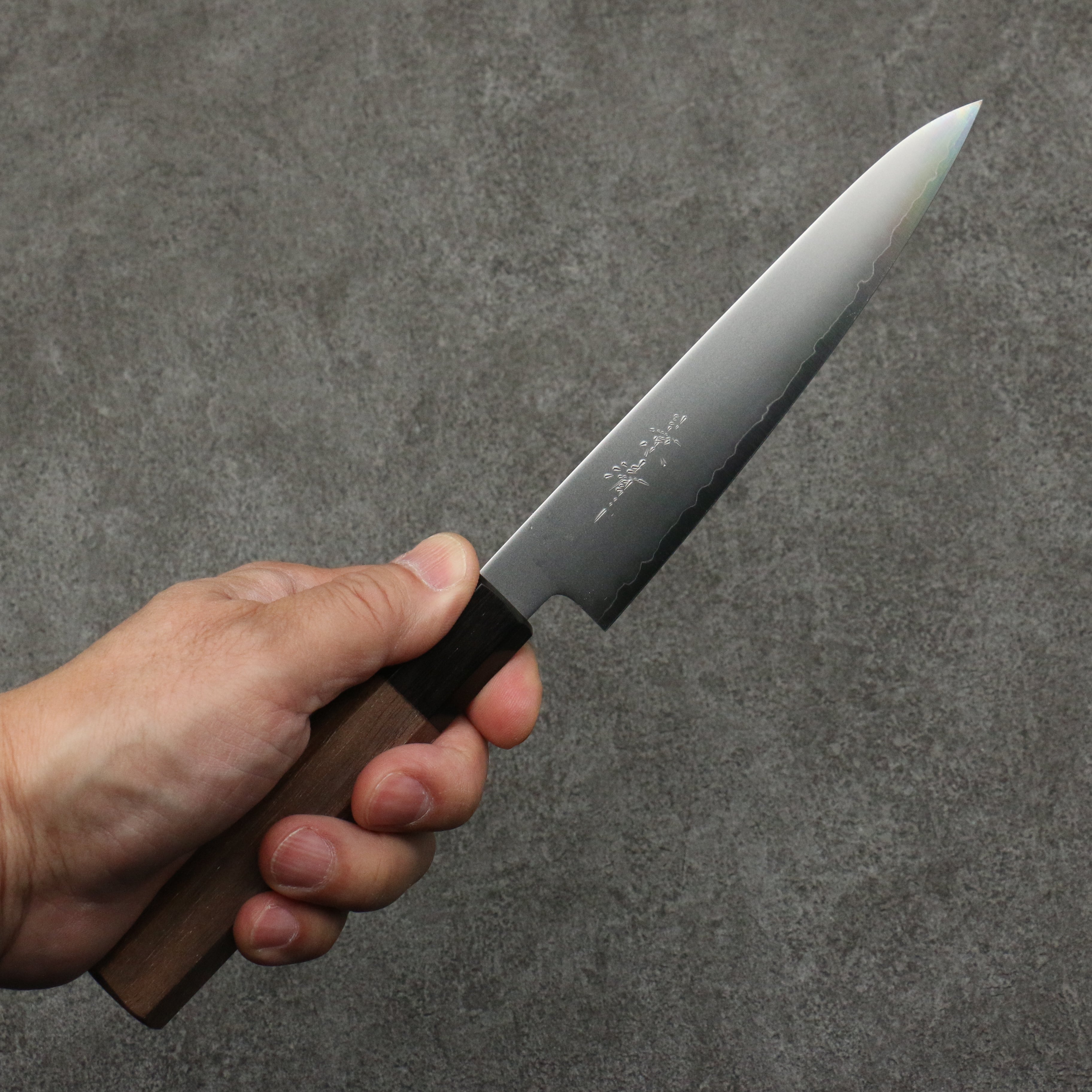 Kagekiyo Chromax Steel Petty-Utility 150mm Walnut Handle - Seisuke Knife