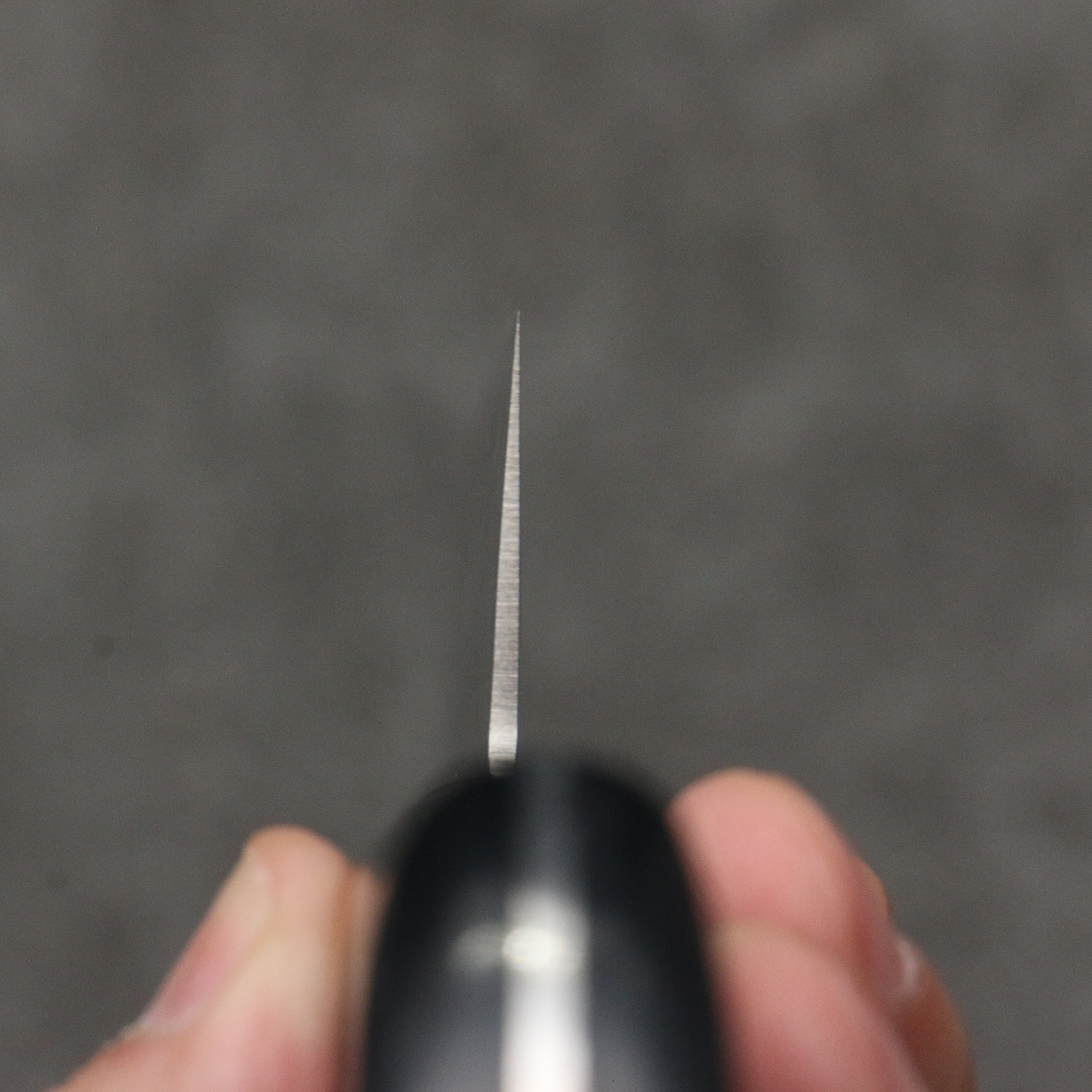 Seisuke Aonashi AUS10 3 Layer Nashiji Santoku 170mm Navy Pakkawood Handle - Seisuke Knife