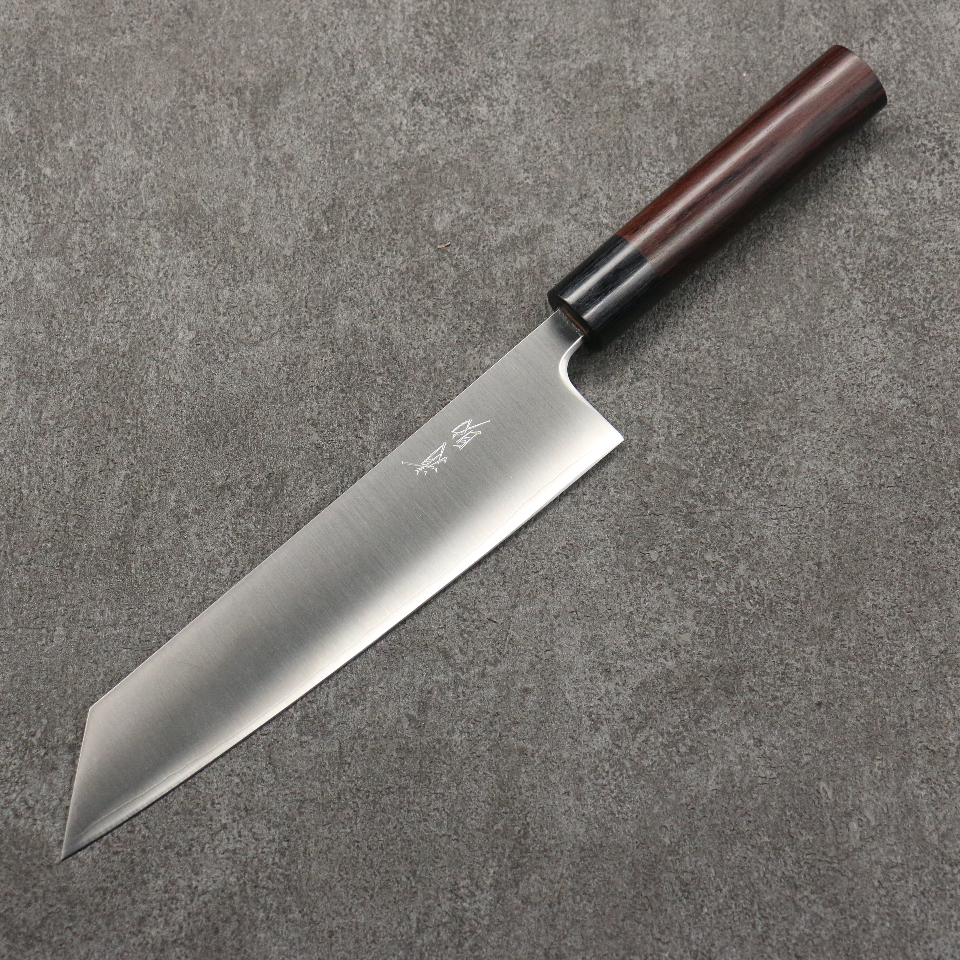 Seisuke SRS13 Migaki Finished Kiritsuke Gyuto 210mm Rosewood (Ferrule: Black Pakka Wood) Handle - Seisuke Knife