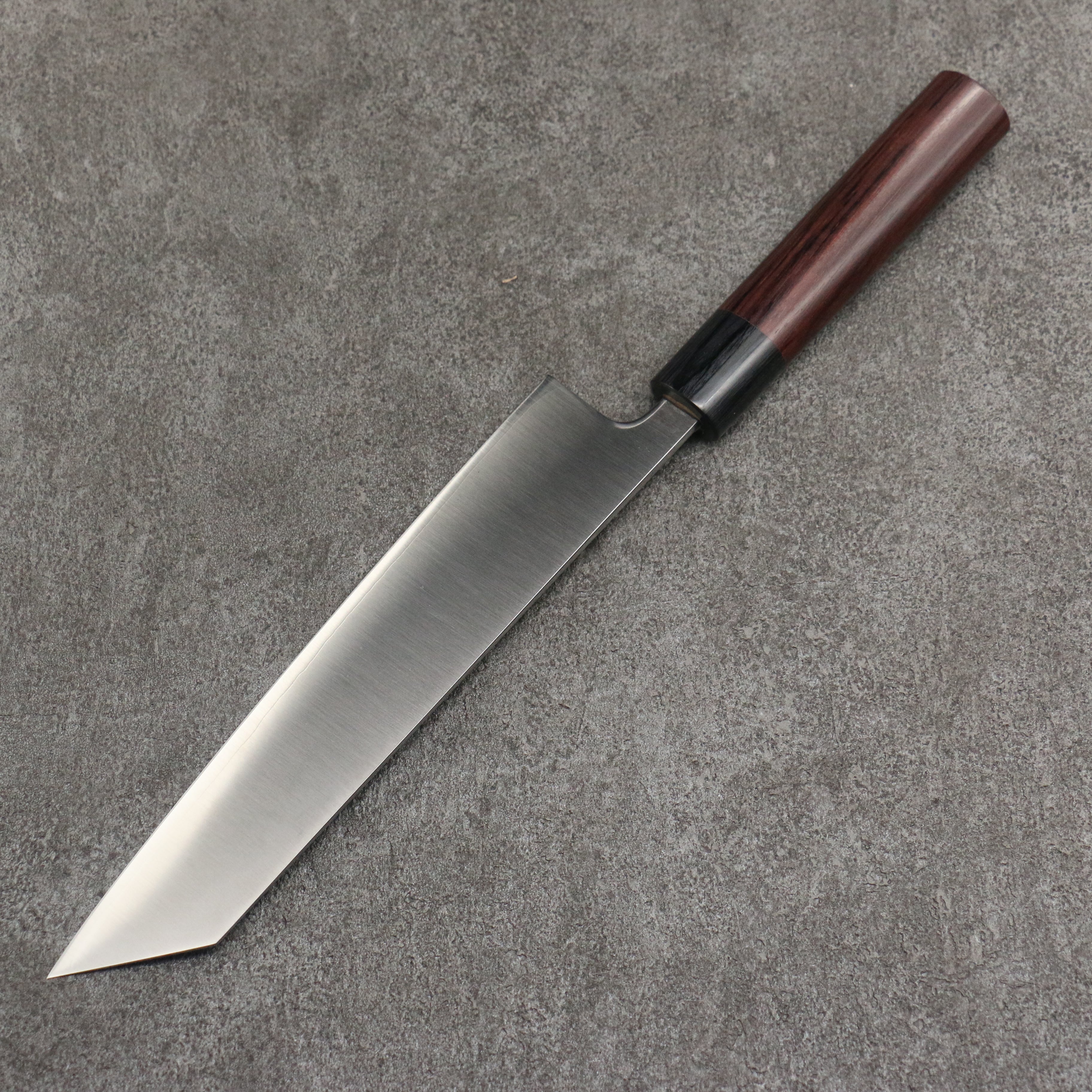 Seisuke SRS13 Migaki Finished Kiritsuke Gyuto 210mm Rosewood (Ferrule: Black Pakka Wood) Handle - Seisuke Knife