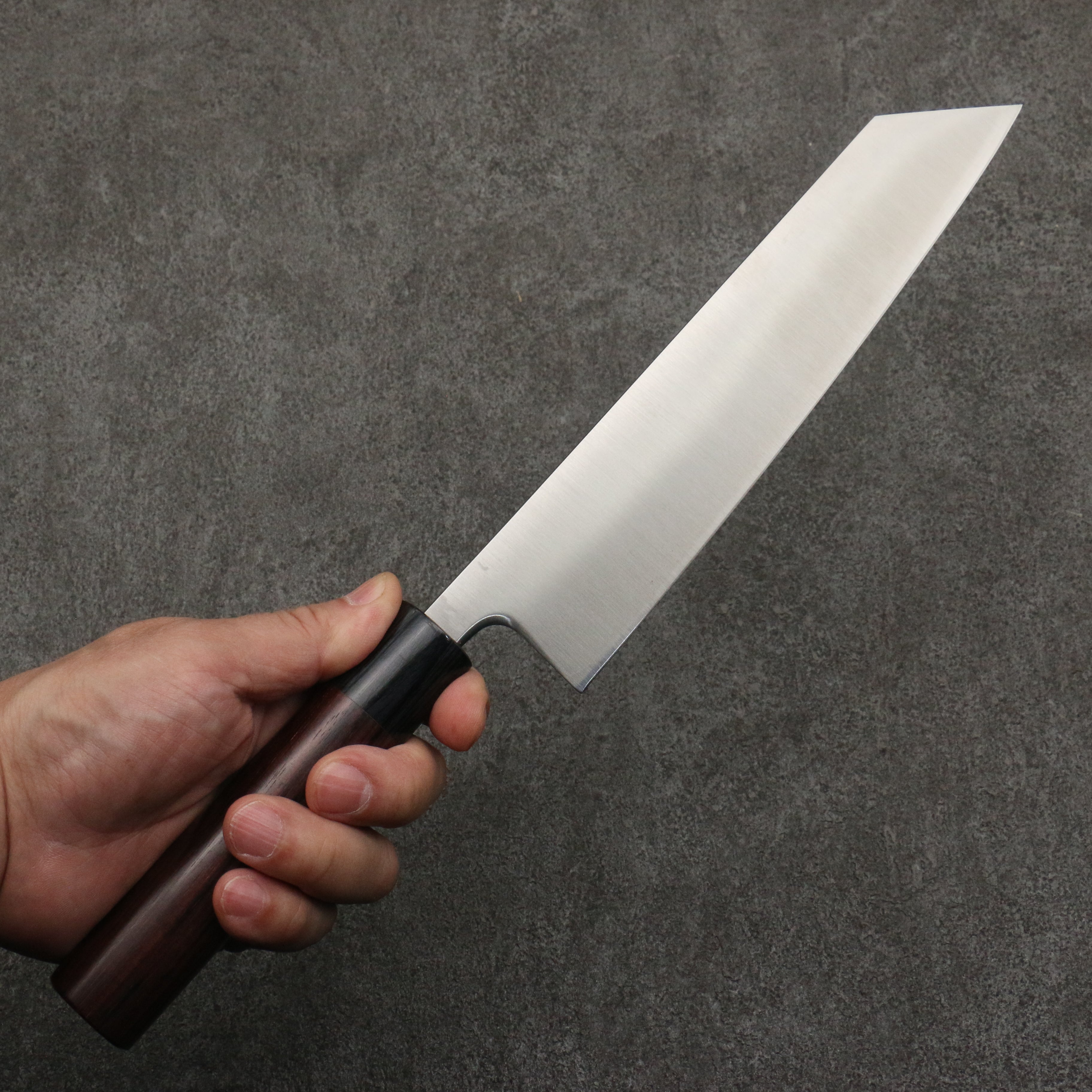 Seisuke SRS13 Migaki Finished Kiritsuke Gyuto 210mm Rosewood (Ferrule: Black Pakka Wood) Handle - Seisuke Knife