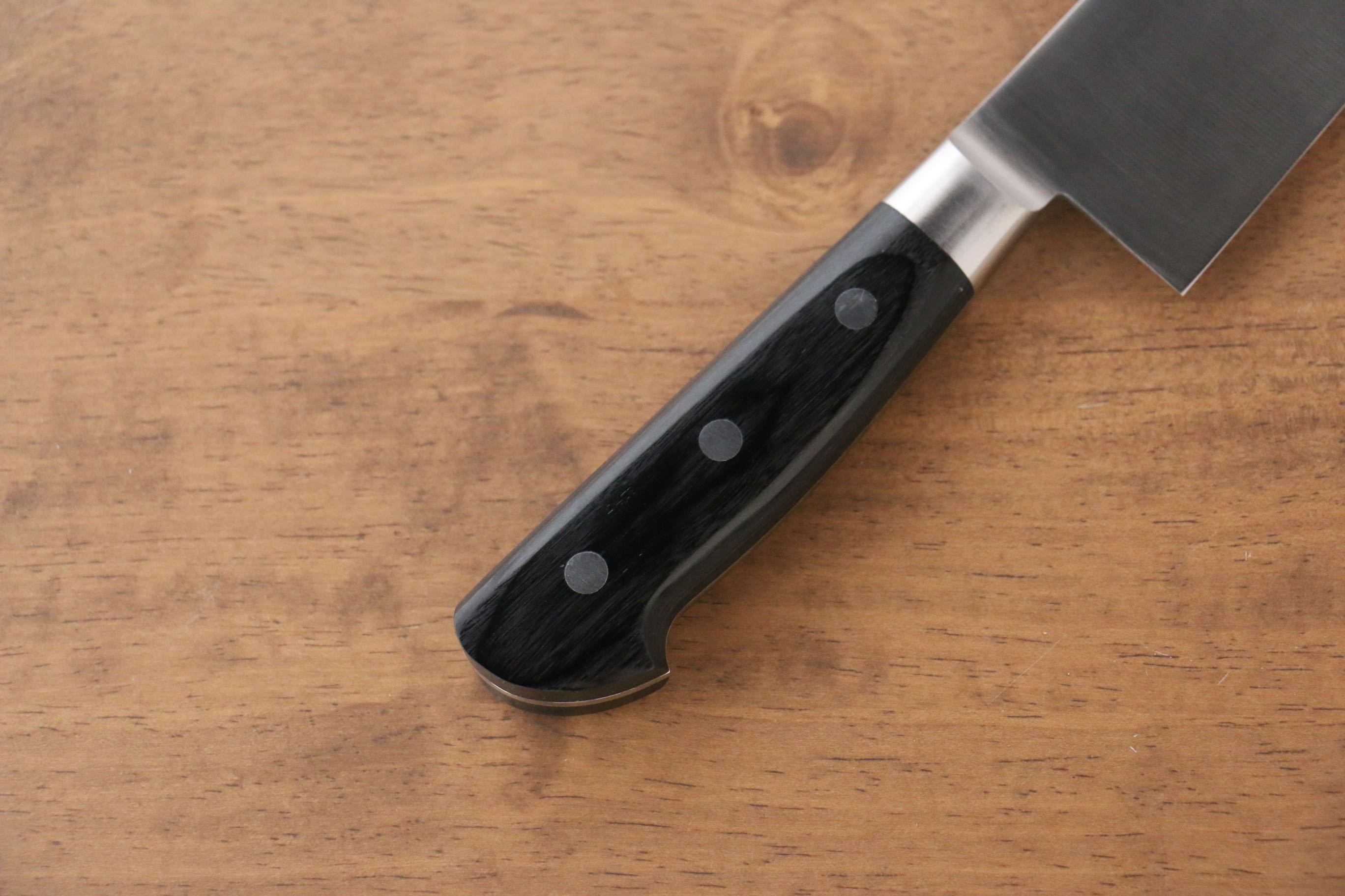 Iseya Molybdenum Gyuto 210mm Black Pakkawood Handle - Seisuke Knife