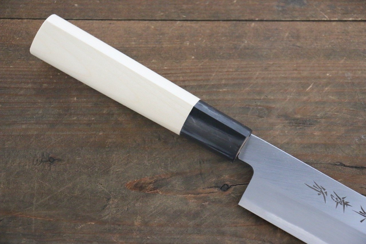 Sakai Takayuki Kasumitogi White Steel Mukimono 180mm - Seisuke Knife
