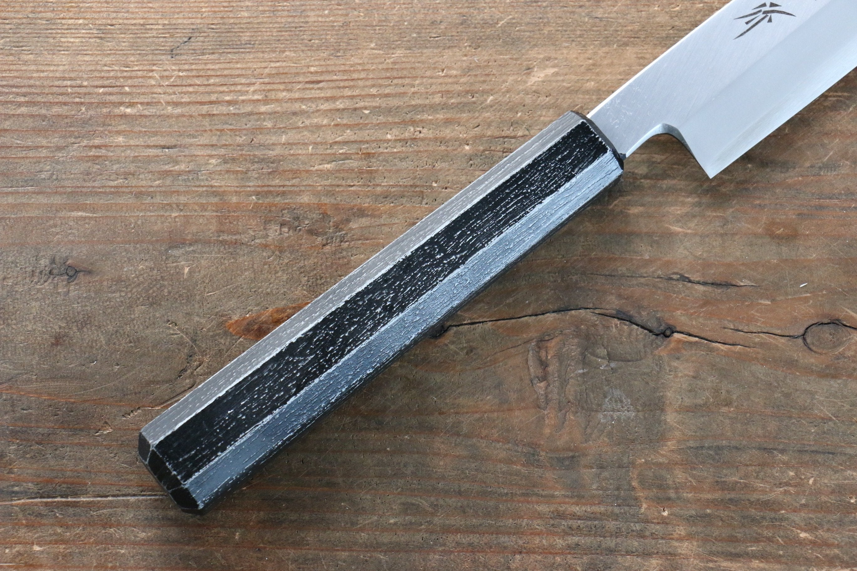 Sakai Takayuki Nanairo INOX Molybdenum Yanagiba 270mm Ebony ABS Resin Handle - Seisuke Knife