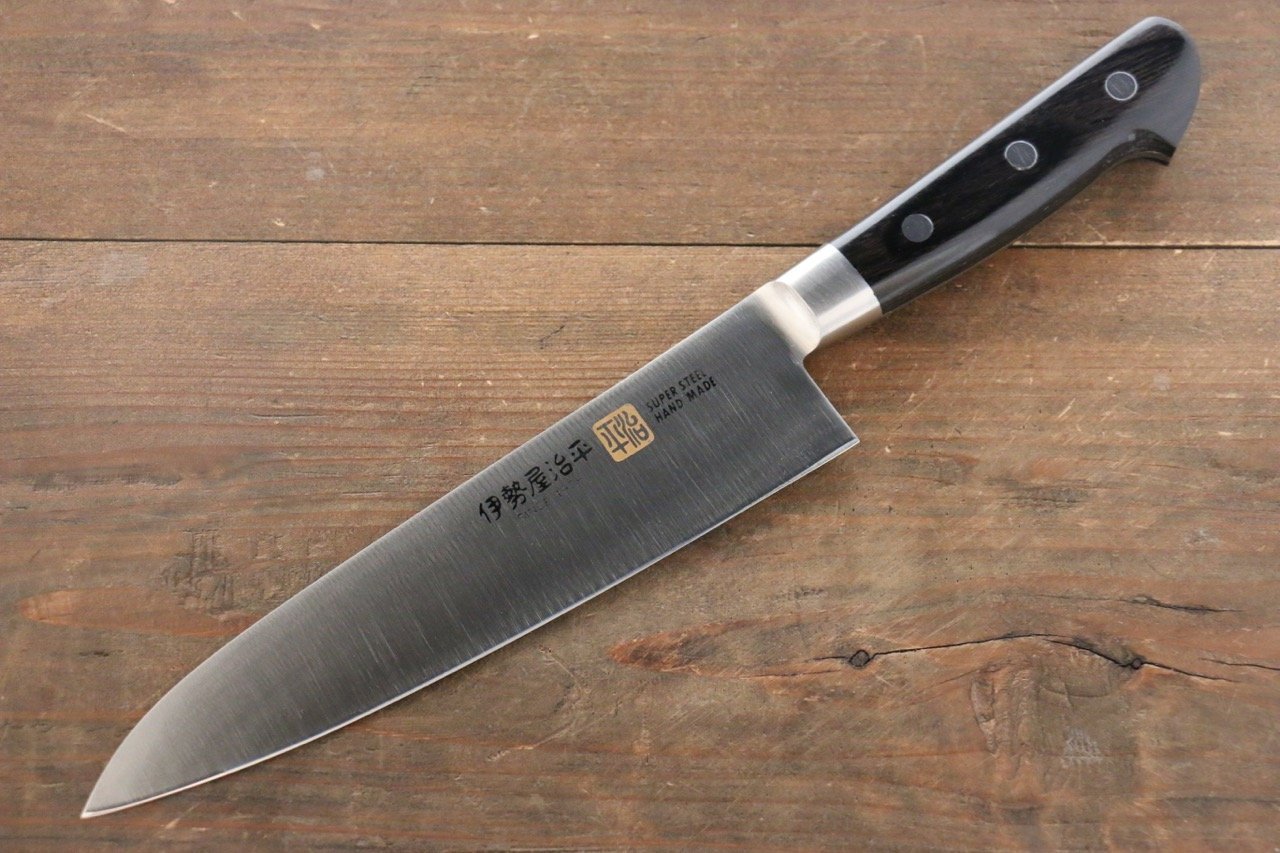 Iseya Molybdenum Gyuto 180mm Black Pakkawood Handle - Seisuke Knife
