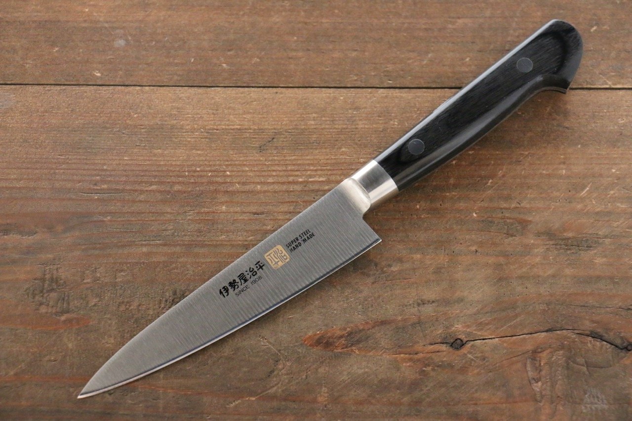 Iseya Molybdenum Petty-Utility 120mm Black Pakkawood Handle - Seisuke Knife