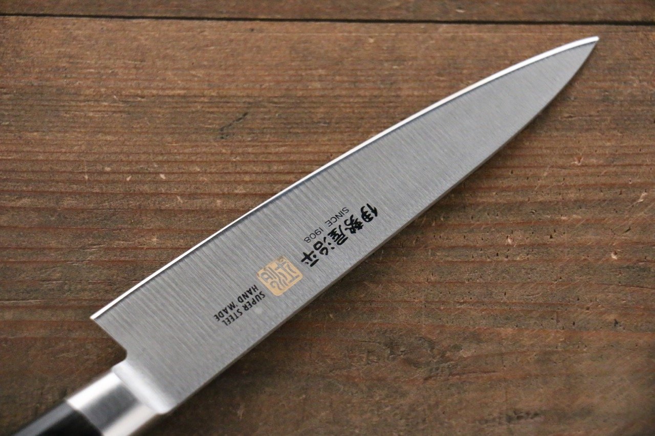 Iseya Molybdenum Petty-Utility 120mm Black Pakkawood Handle - Seisuke Knife