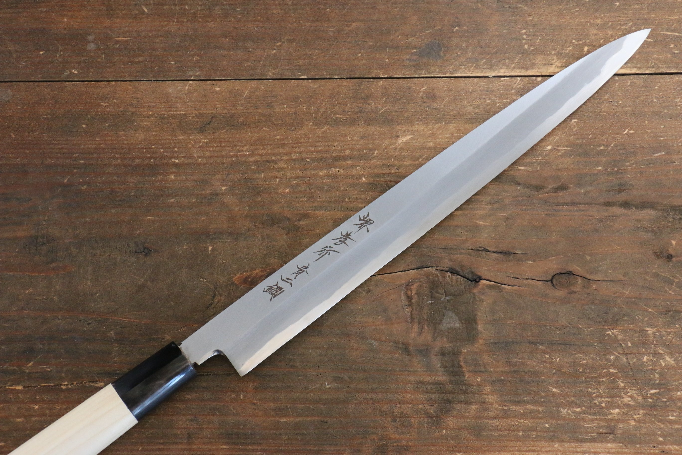 Sakai Takayuki Blue Steel No.2 Fuguhiki 270mm Magnolia Handle - Seisuke Knife