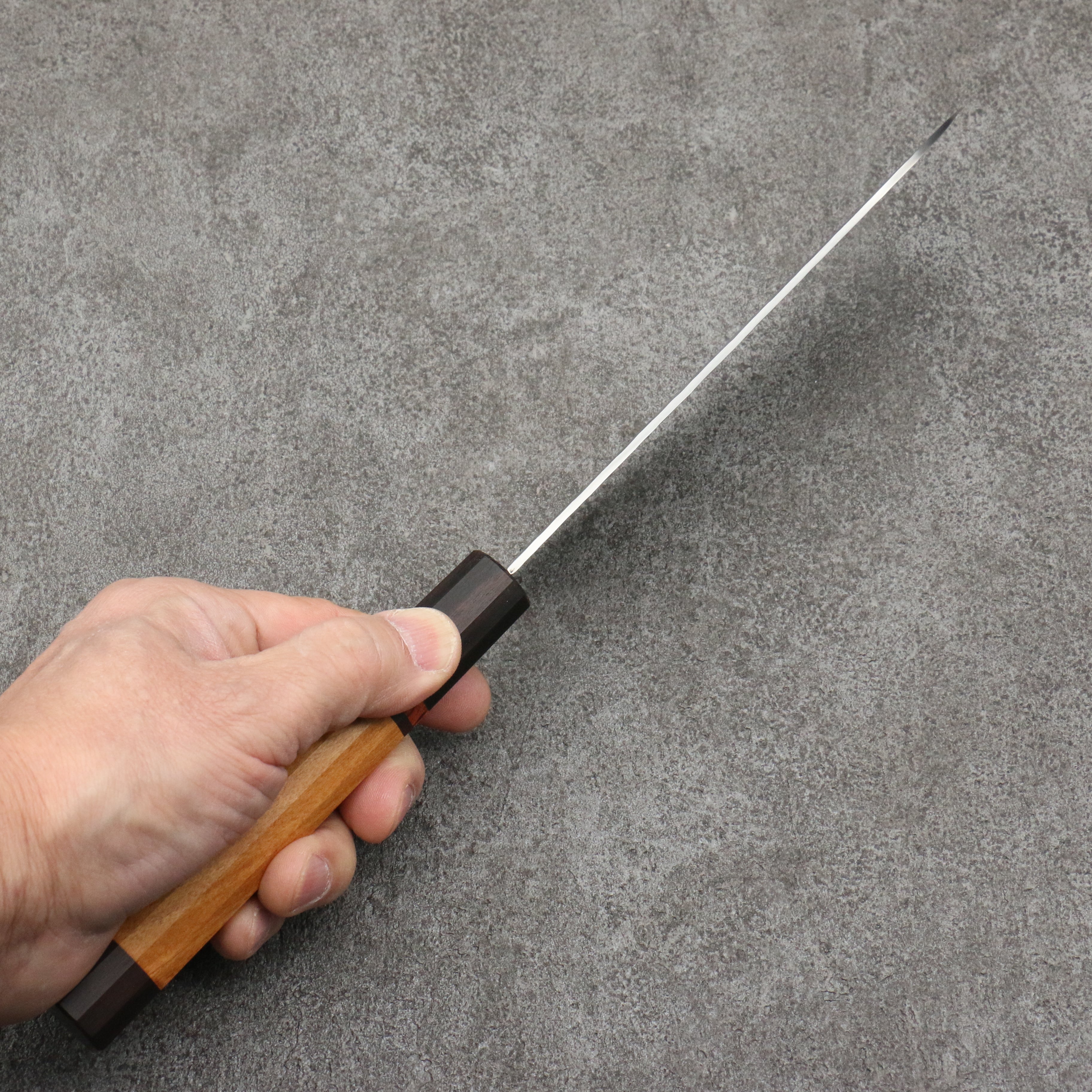 Sakai Takayuki VG10 33 Layer Damascus Santoku170mm Mountain cherry (12 sided) Handle - Seisuke Knife
