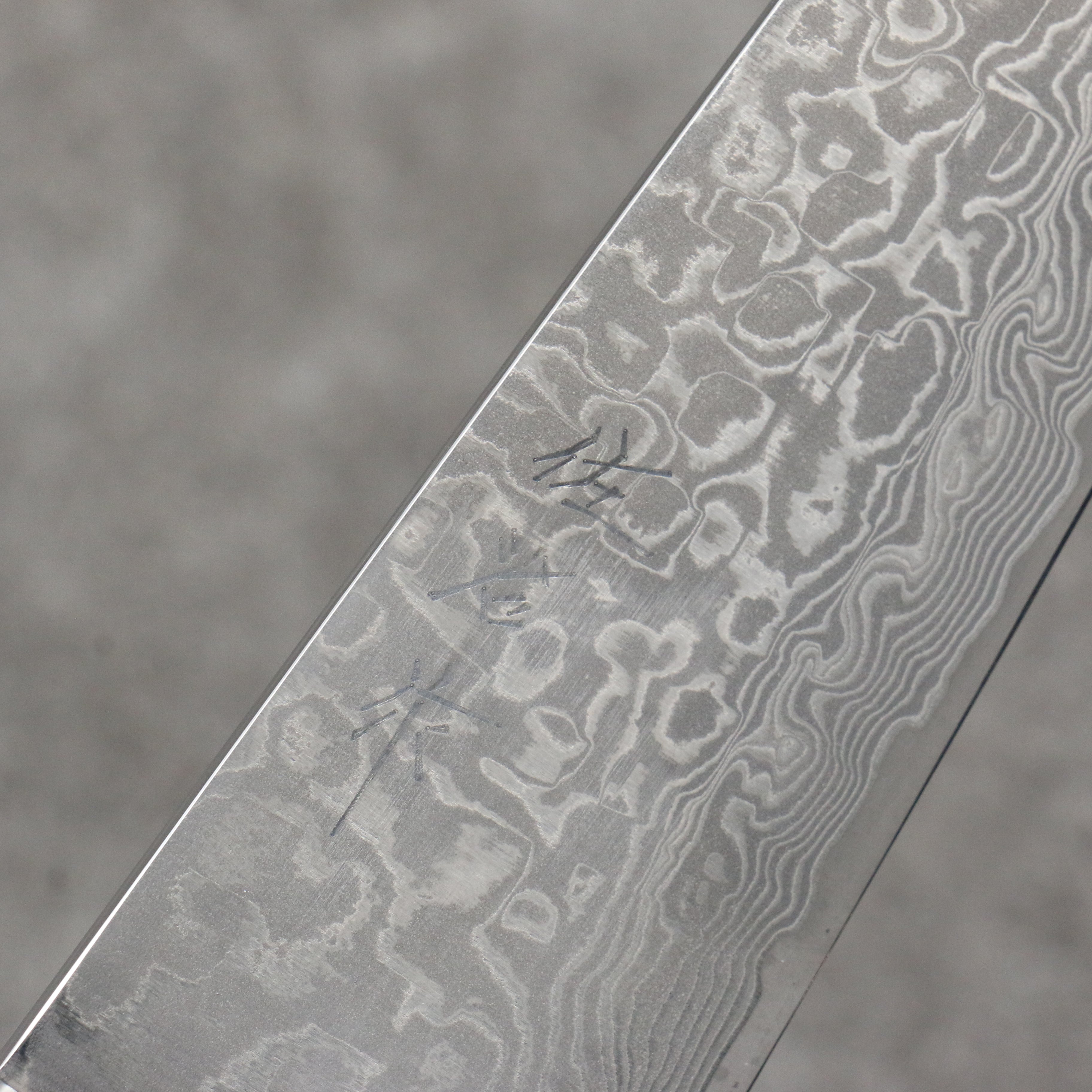 Takeshi Saji SG2 Black Damascus Gyuto150mm White Deer Horn Handle - Seisuke Knife