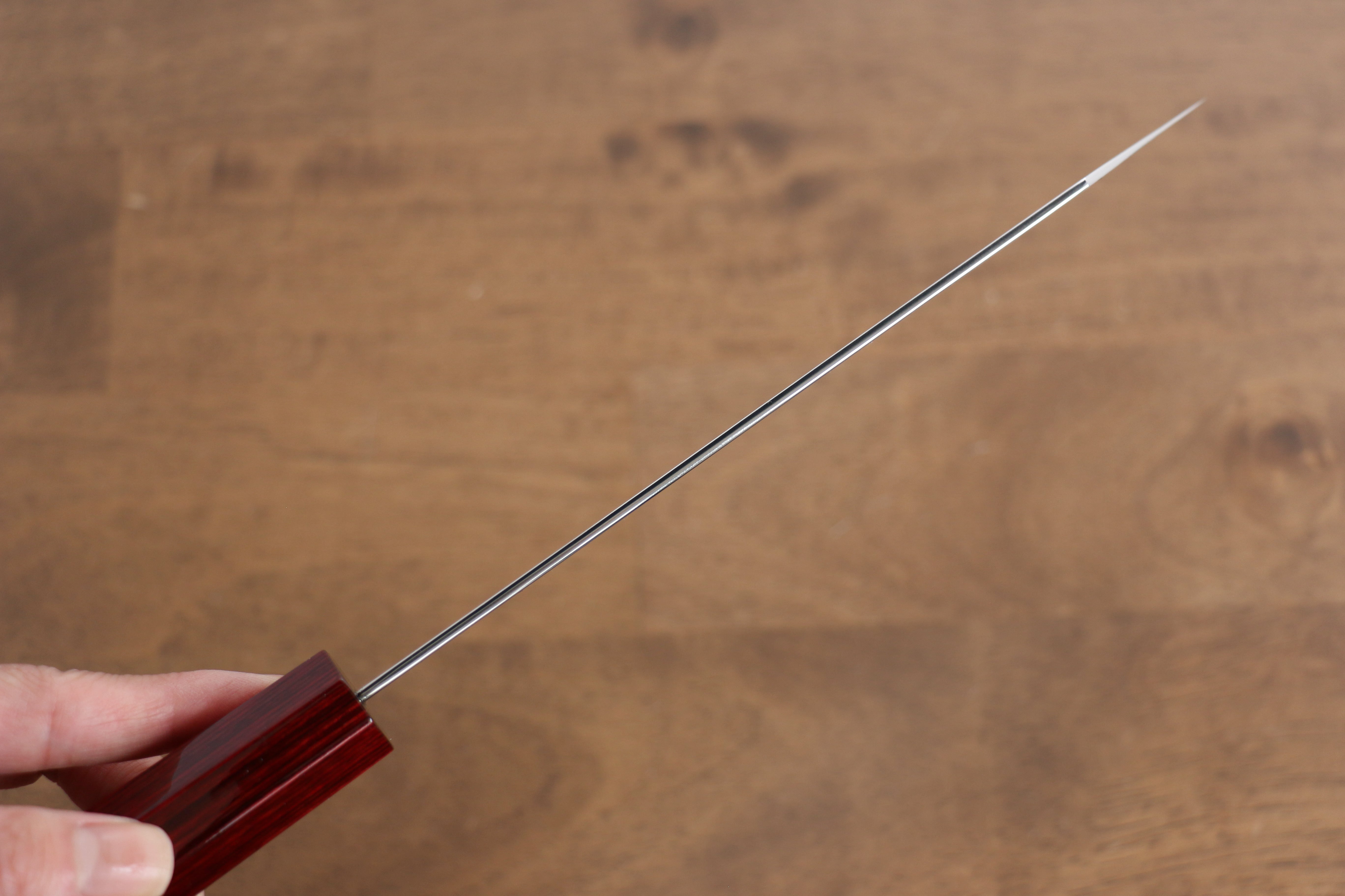 Kei Kobayashi SG2 Damascus Bunka 170mm Red Lacquered Handle - Seisuke Knife