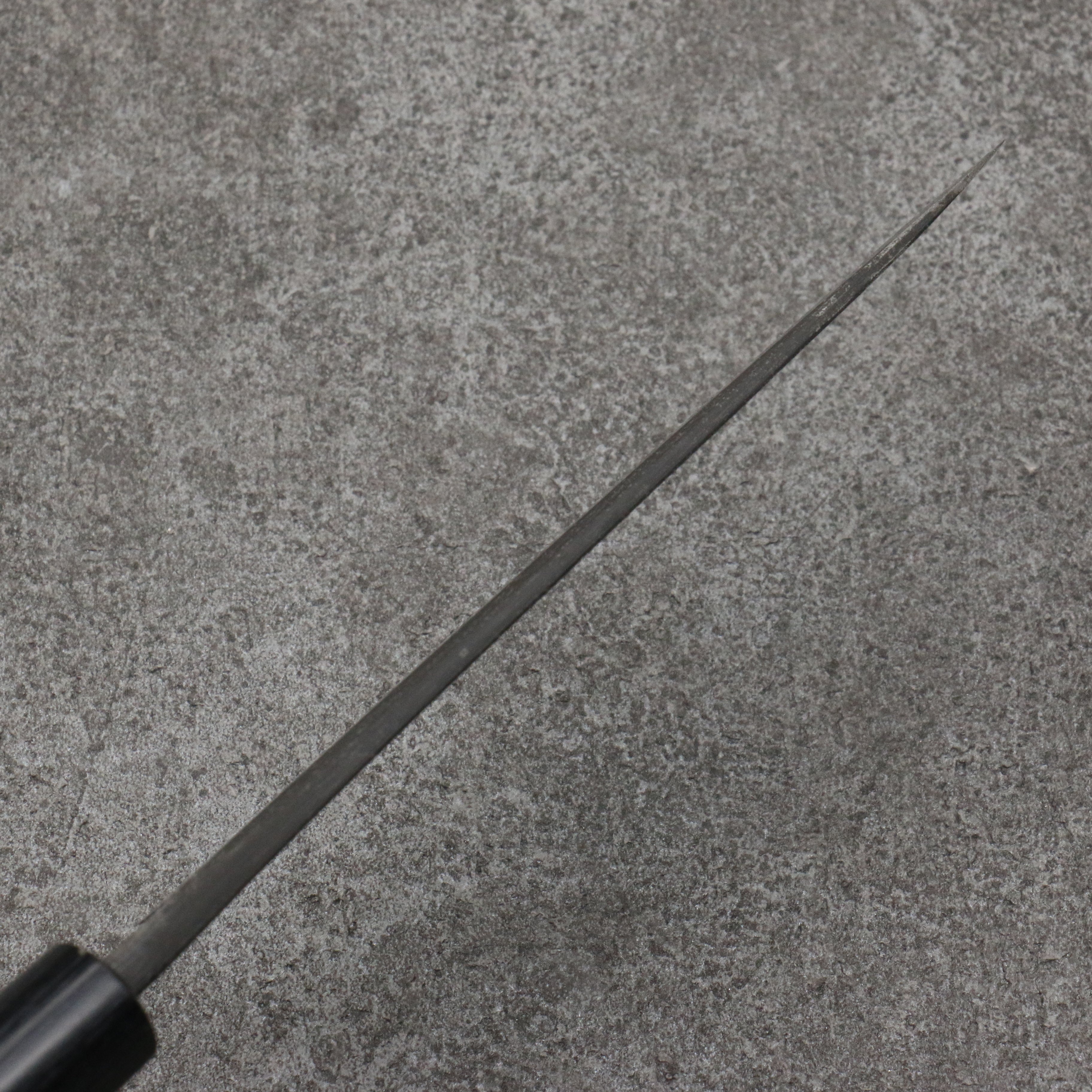 Nao Yamamoto Blue Steel Kurouchi Petty-Utility 135mm Shitan & Black Pakkawood Handle - Seisuke Knife