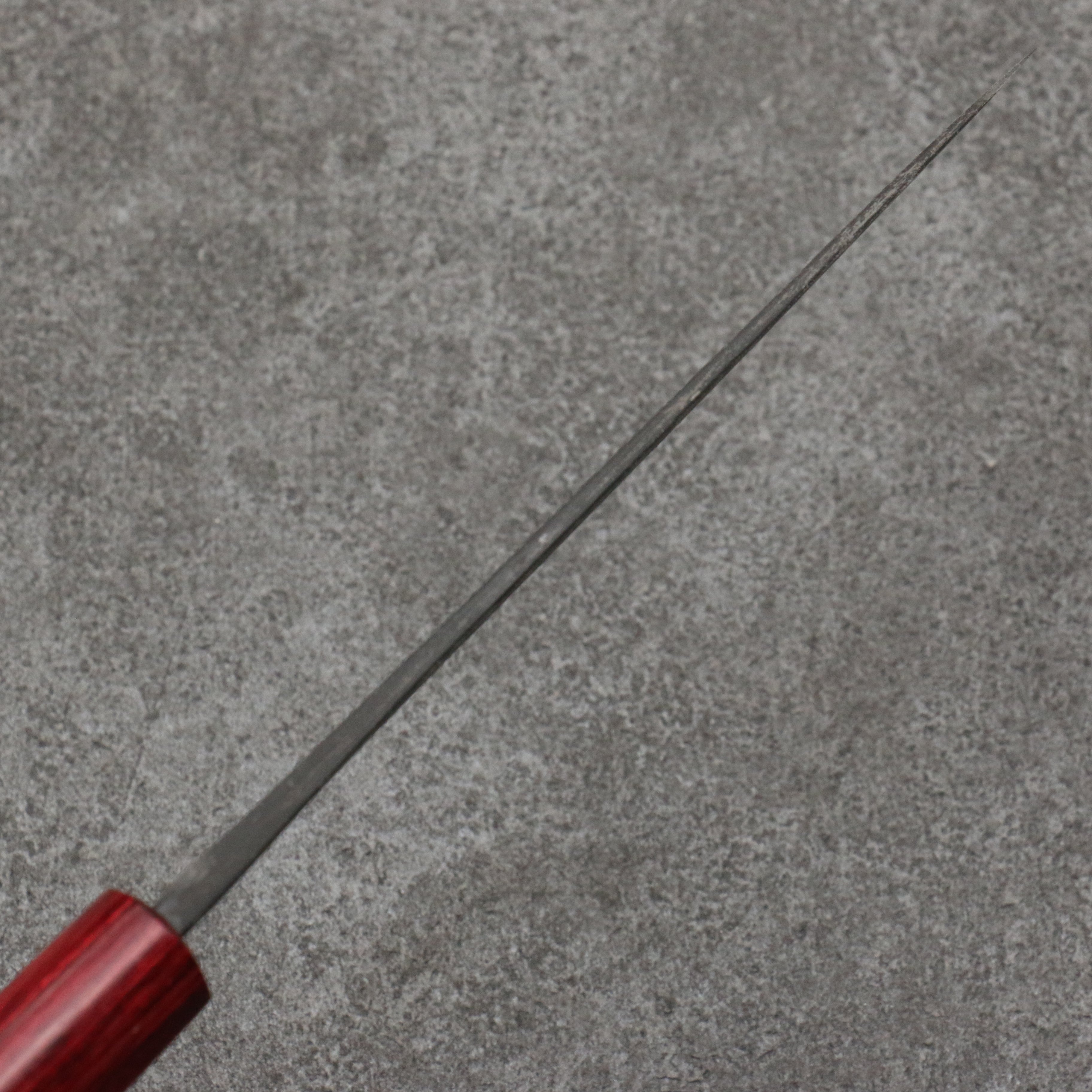 Nao Yamamoto Blue Steel Kurouchi Petty-Utility 135mm Shitan & Red Pakkawood Handle - Seisuke Knife