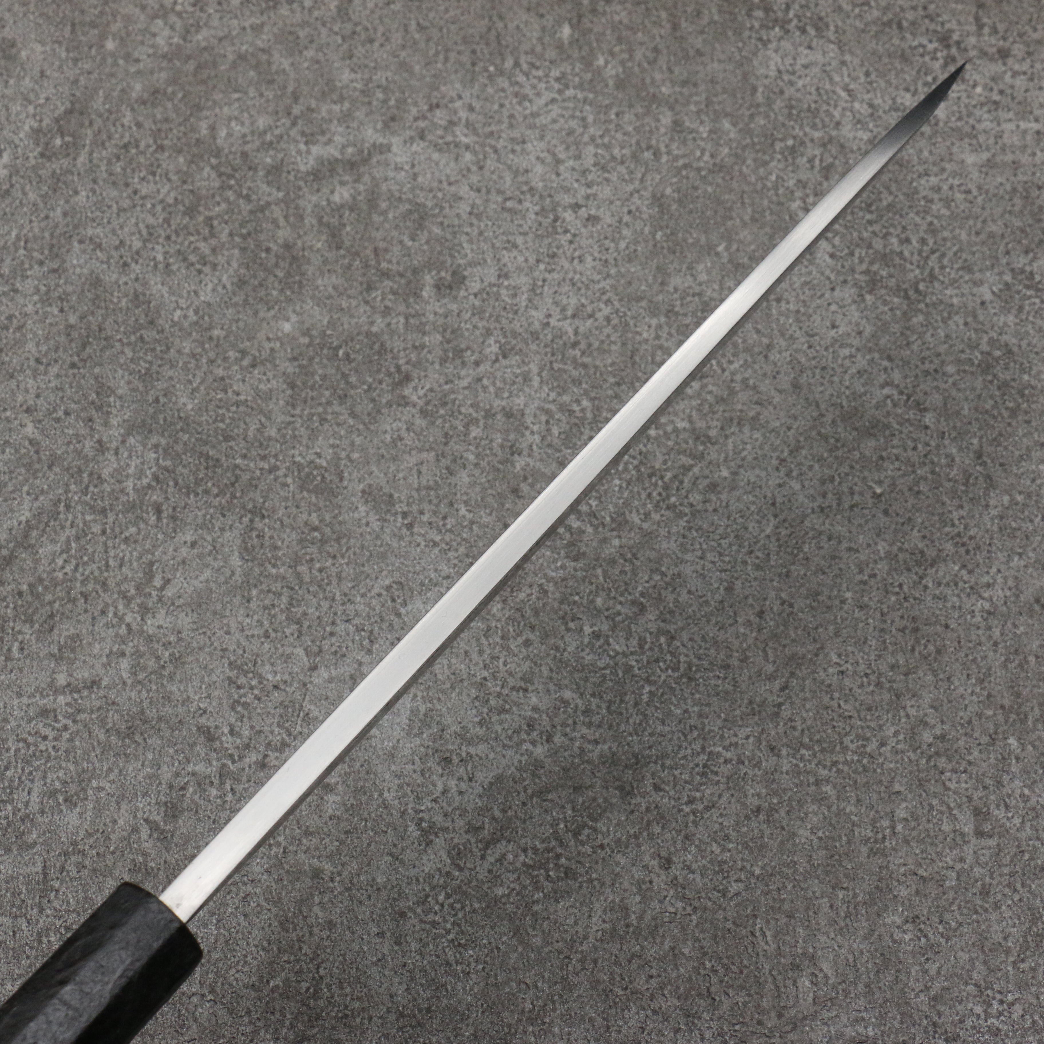 Hideo Kitaoka White Steel No.2 Damascus Mioroshi Deba240mm Black Washi Wrapped Handle - Seisuke Knife