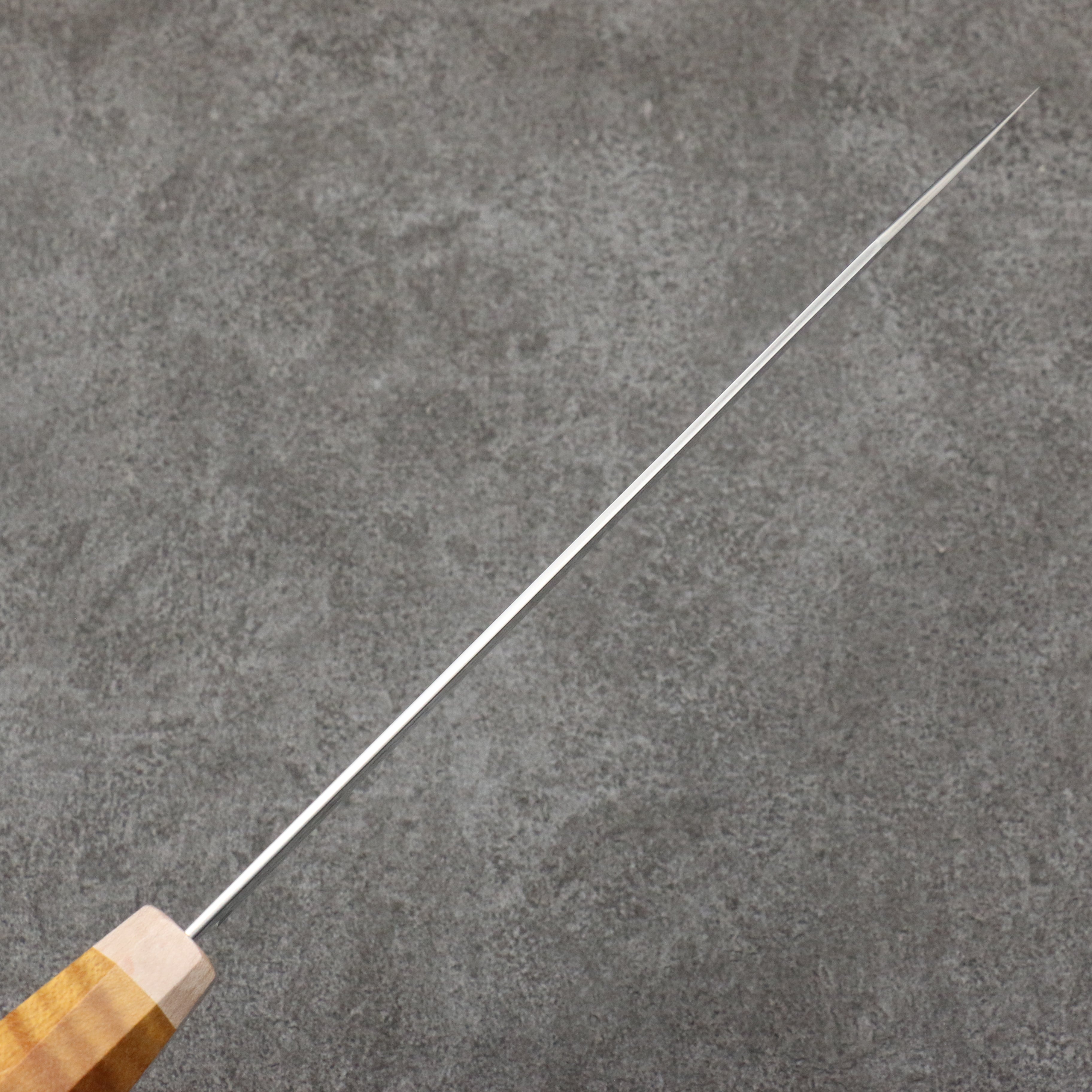 Yoshimi Kato Minamo SG2 Hammered Kiritsuke Gyuto 210mm Western style (yellow) Handle - Seisuke Knife