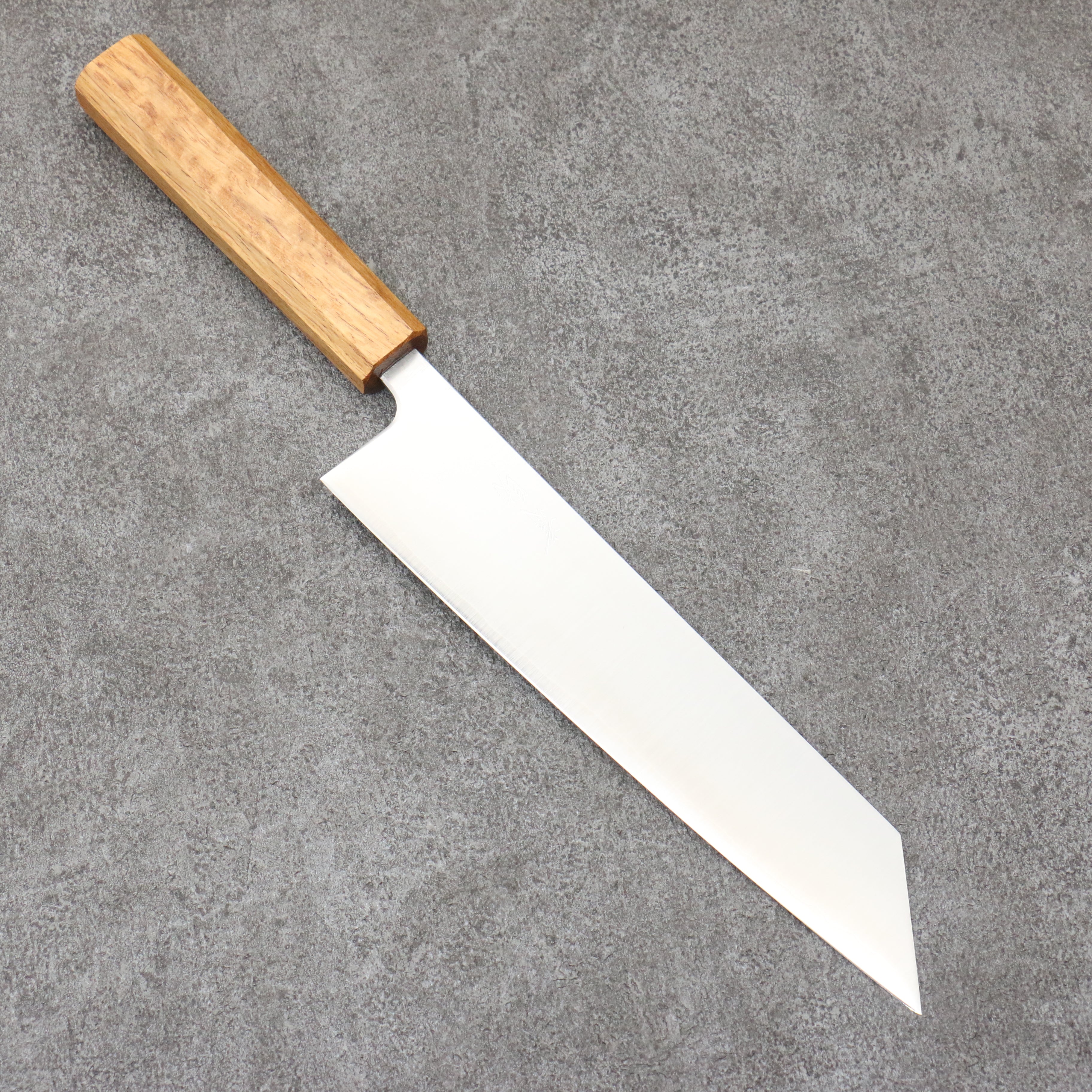 Seisuke Silver Steel No.3 Migaki Polish Finish Kiritsuke Gyuto 210mm White Oak Handle - Seisuke Knife