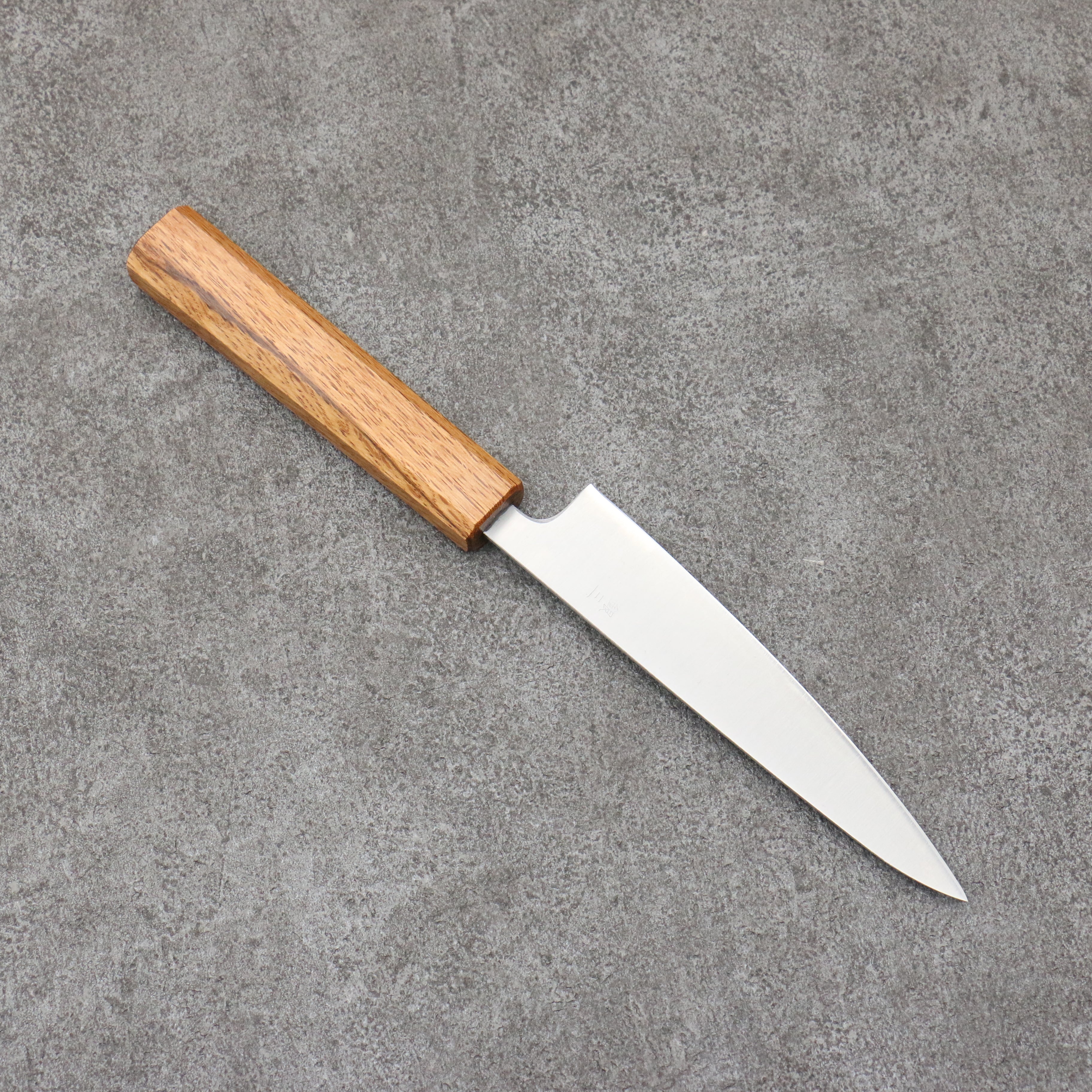 Seisuke Silver Steel No.3 Migaki Petty-Utility 135mm White Oak Handle - Seisuke Knife
