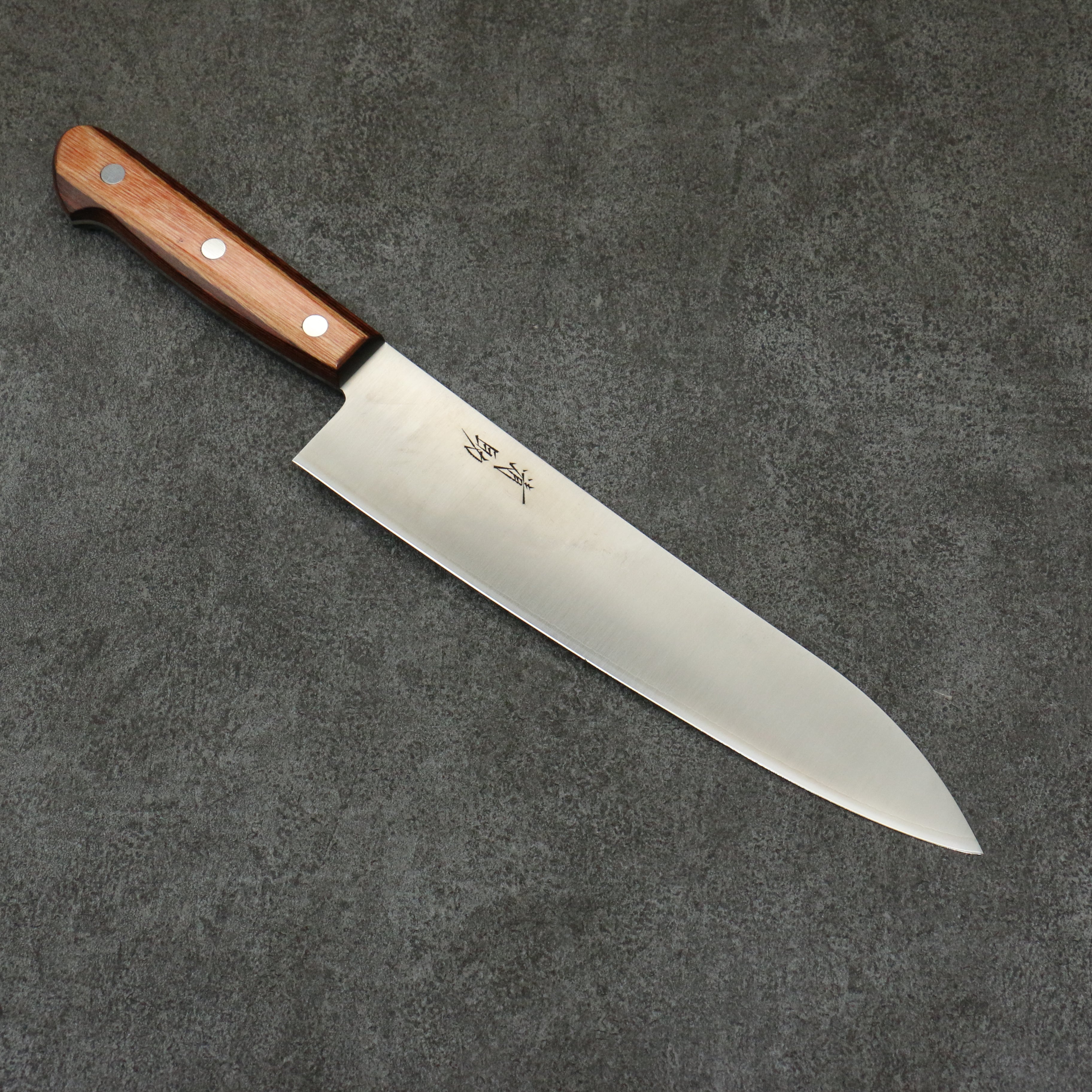 Seisuke SLD Migaki Polish Finish Gyuto 210mm Brown Pakka wood Handle - Seisuke Knife
