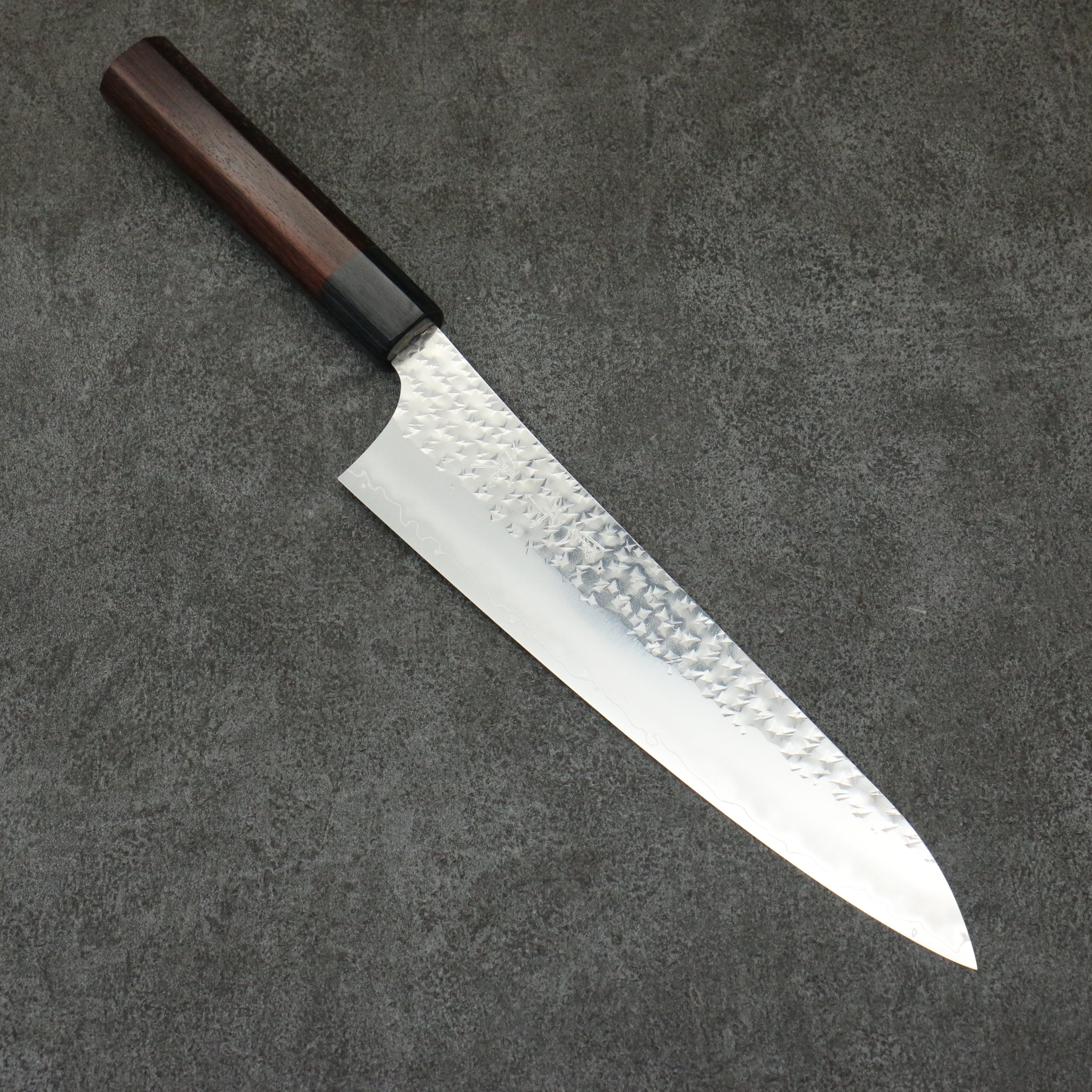 Yu Kurosaki Senko Ei SG2 Hammered Gyuto 210mm Rosewood Handle - Seisuke Knife
