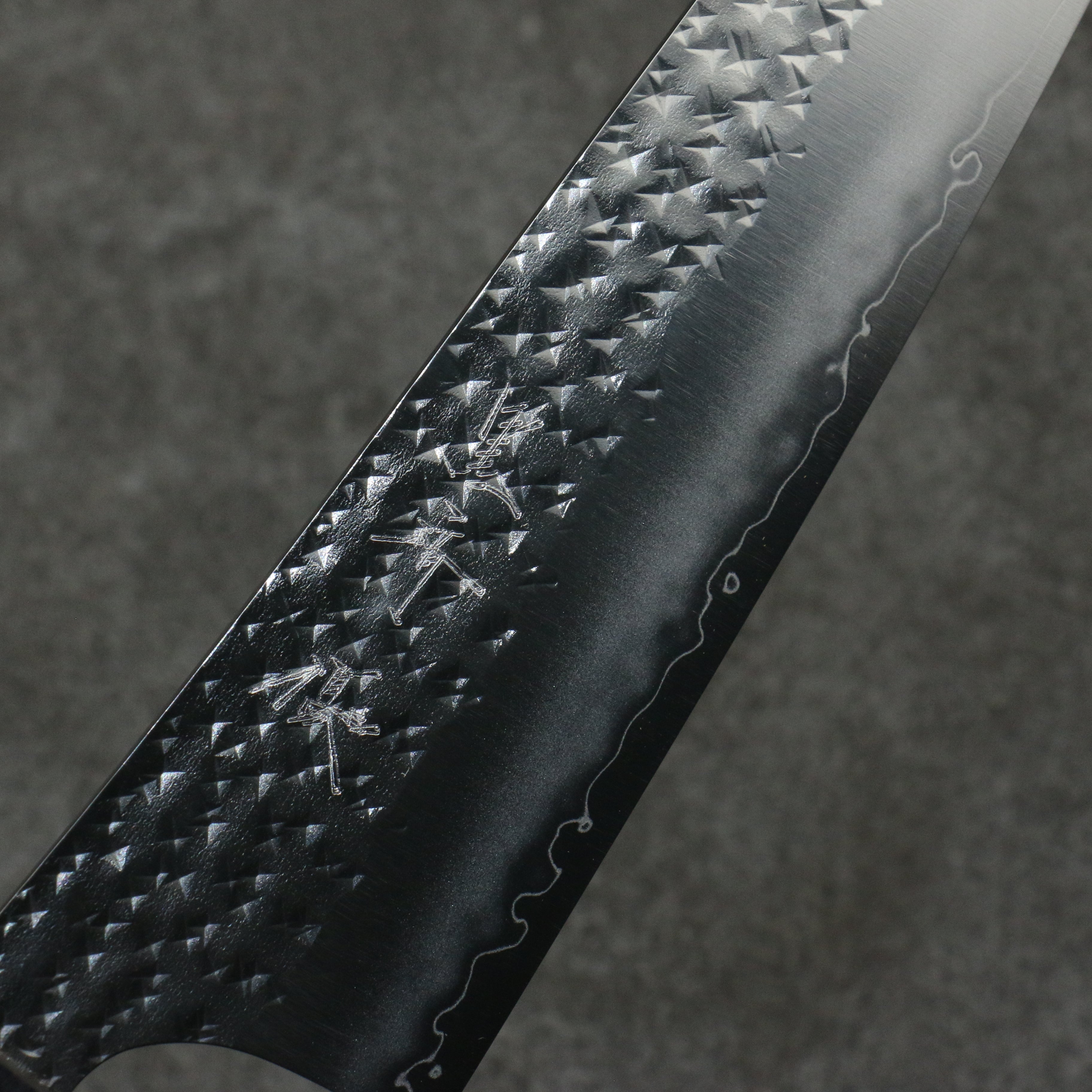 Yu Kurosaki Senko Ei SG2 Hammered Gyuto 210mm Rosewood Handle - Seisuke Knife