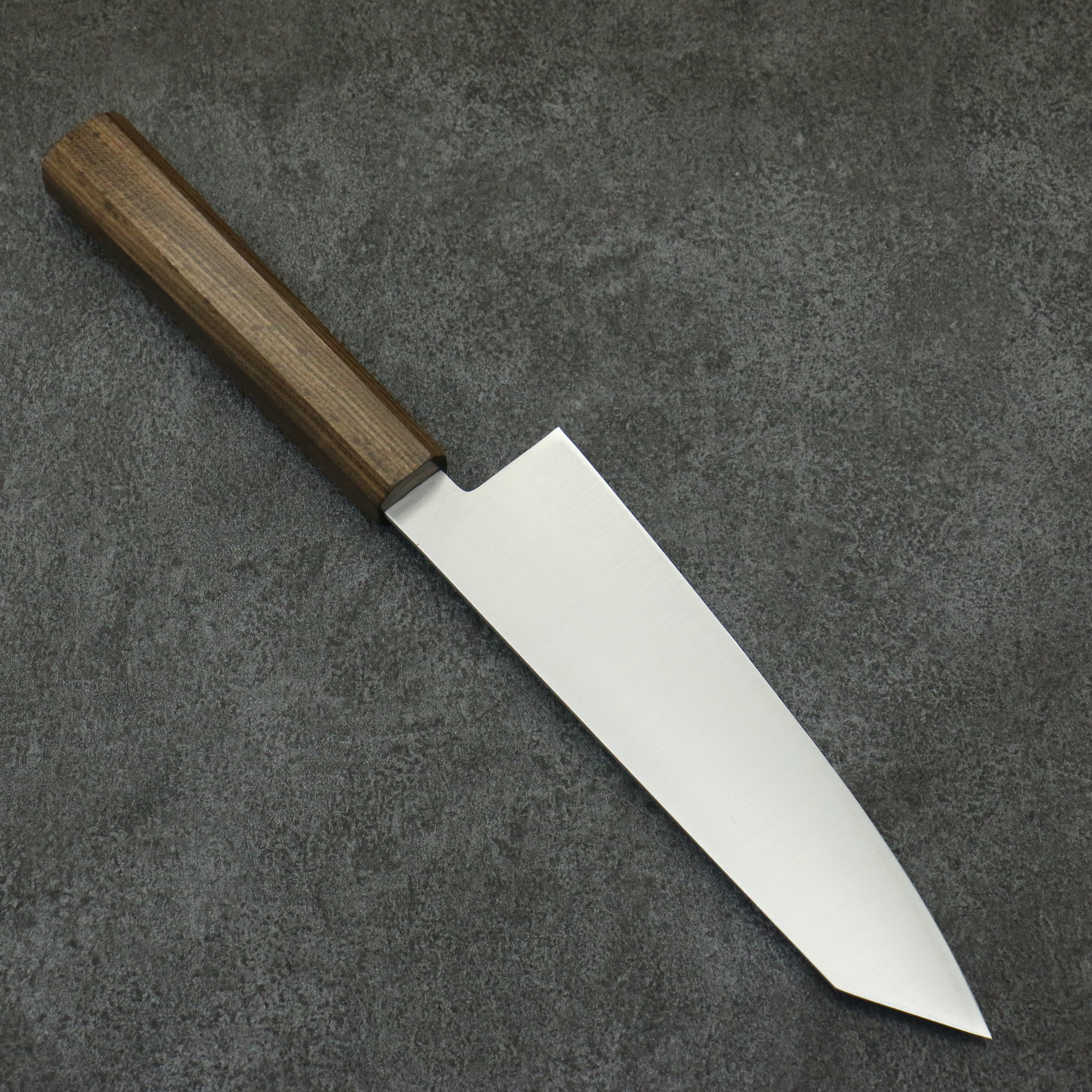 Seisuke Stainless Steel Kiritsuke Santoku 180mm Sandalwood (grey) Handle - Seisuke Knife