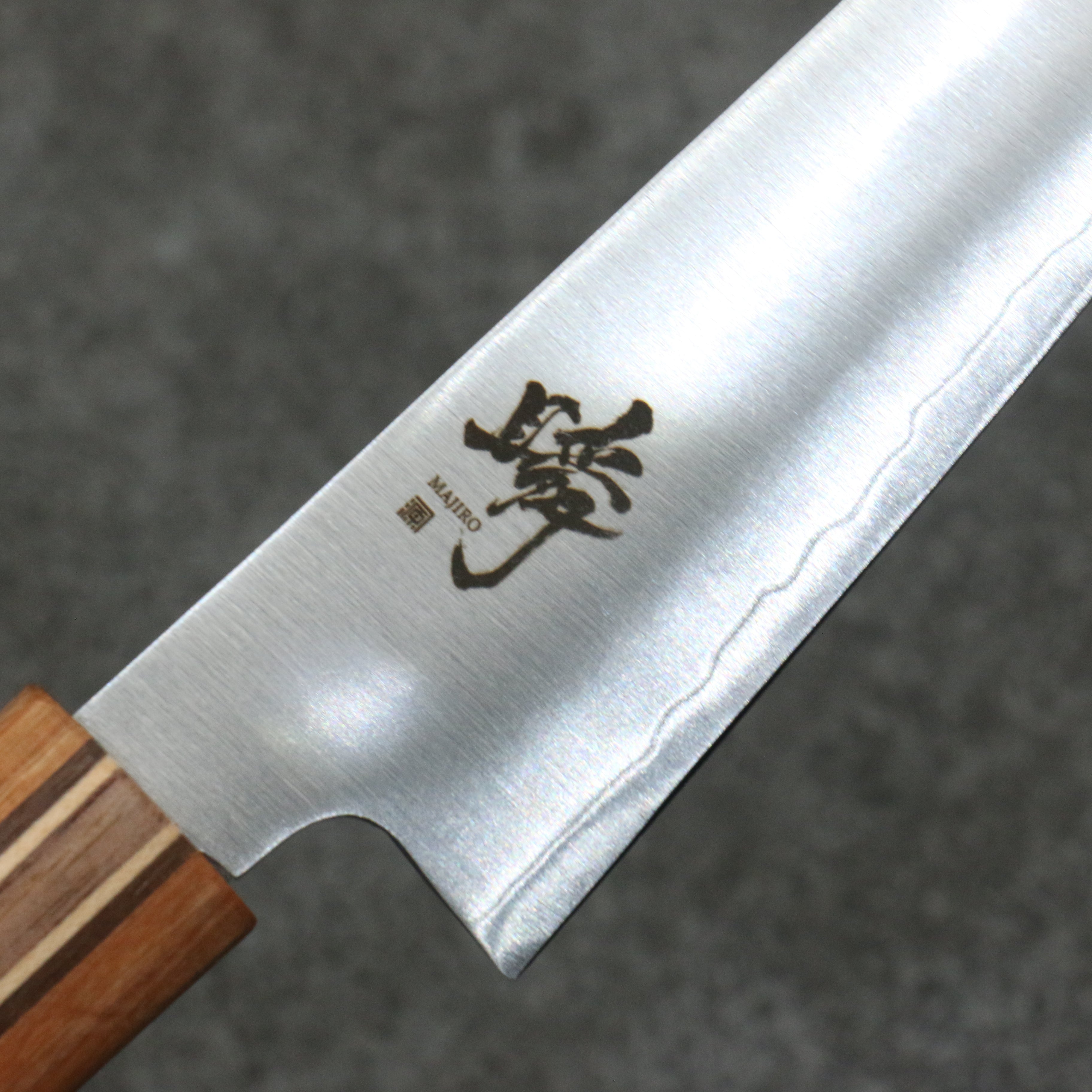 Shigeki Tanaka Majiro Silver Steel No.3 Petty-Utility 150mm Maple, Cherry, Walnut Handle - Seisuke Knife
