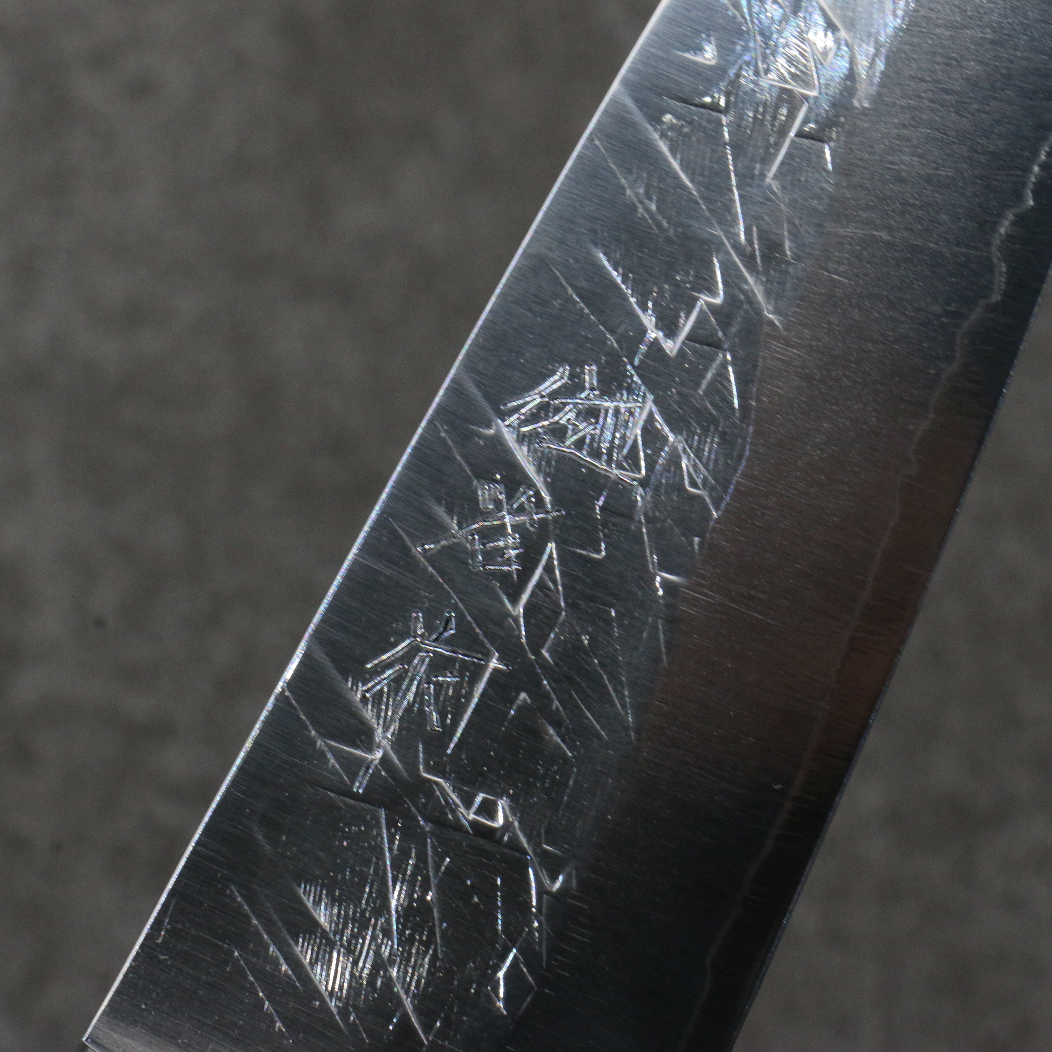 Takeshi Saji New Nomura Style SRS13 Hammered Petty-Utility 130mm Green Micarta Handle - Seisuke Knife