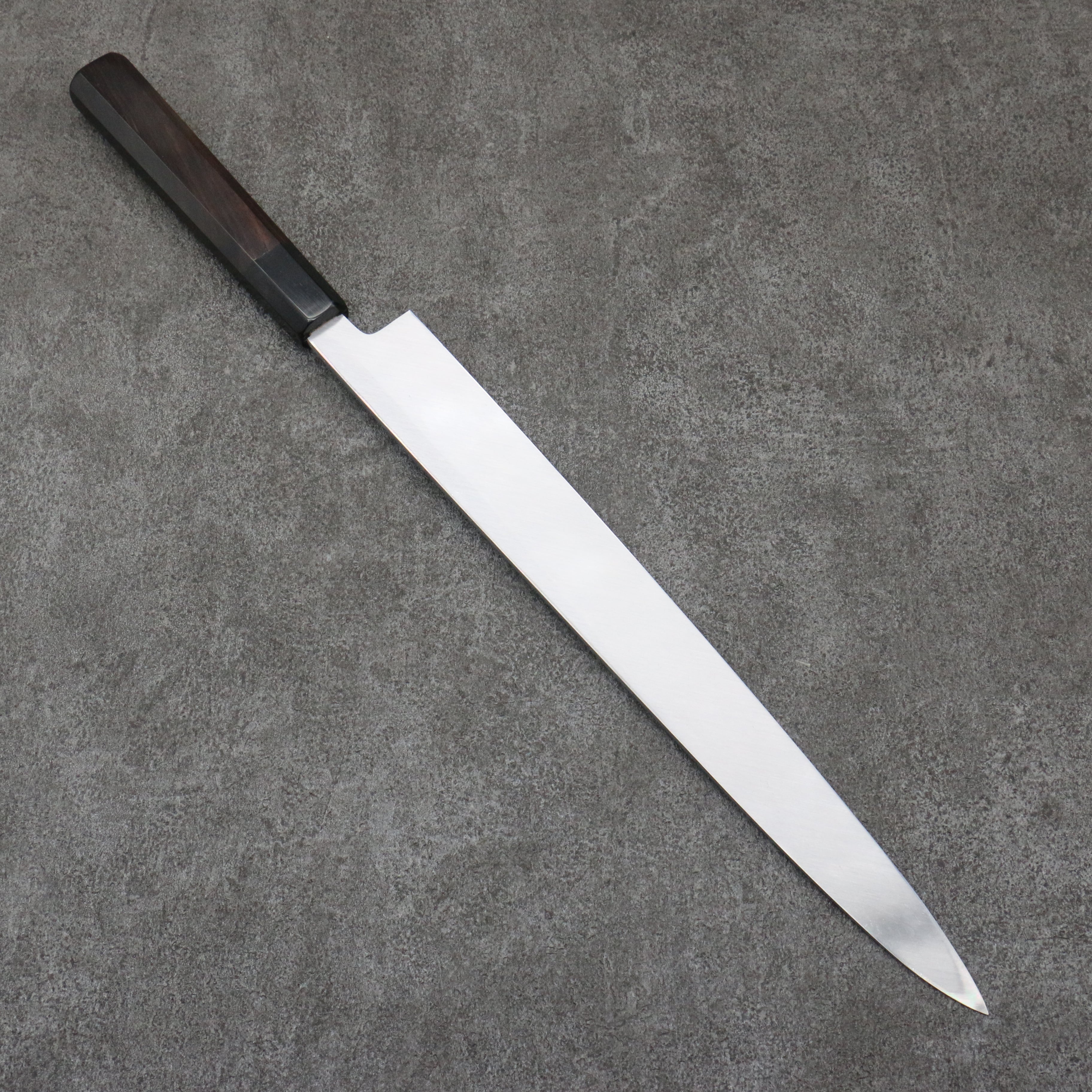Tessen by Tanaka Tamahagane Yanagiba 315mm Ebony Wood Handle with Sheath - Seisuke Knife