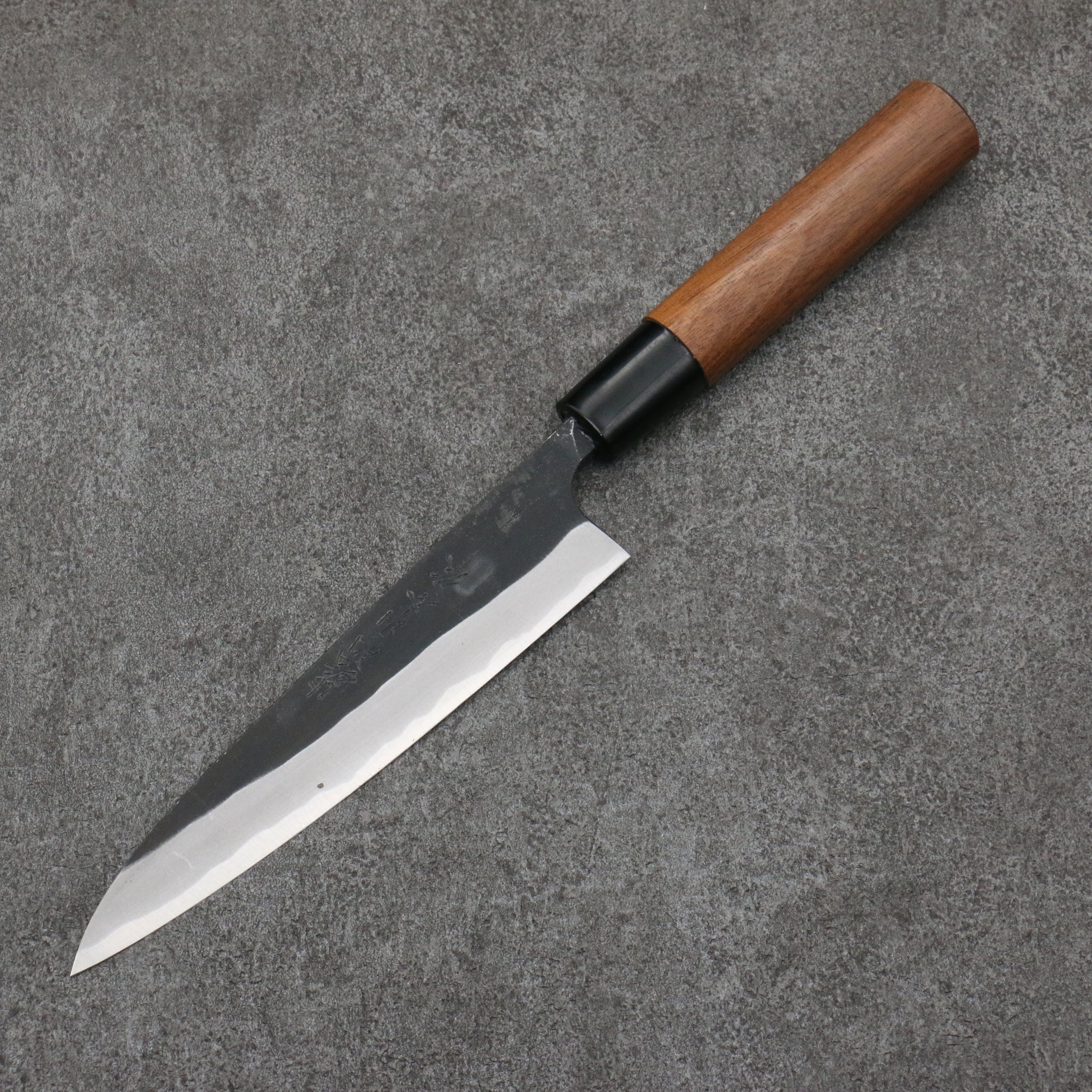 Nao Yamamoto Blue Steel Kurouchi Petty-Utility 150mm Walnut Handle - Seisuke Knife