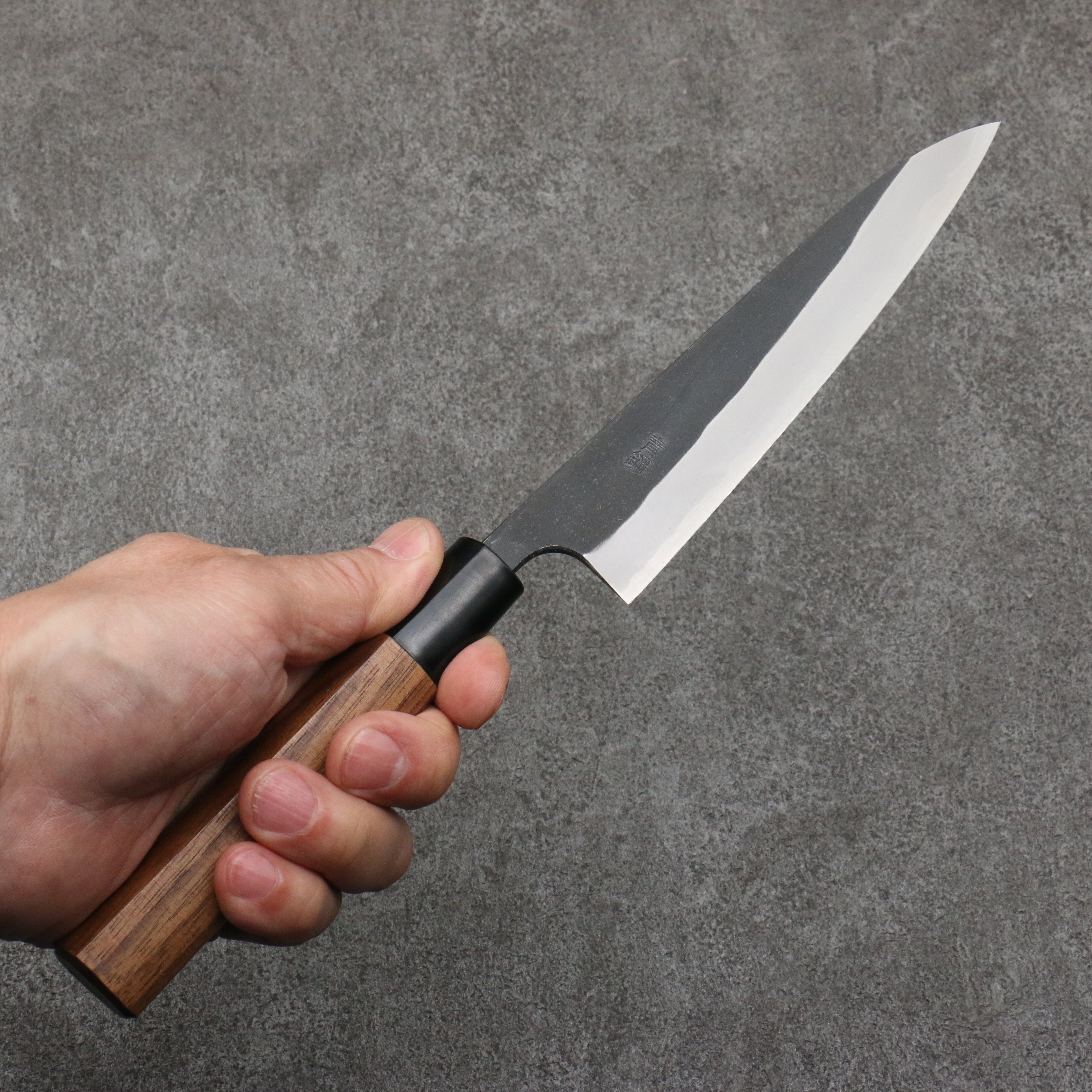 Nao Yamamoto Blue Steel Kurouchi Petty-Utility 150mm Walnut Handle - Seisuke Knife