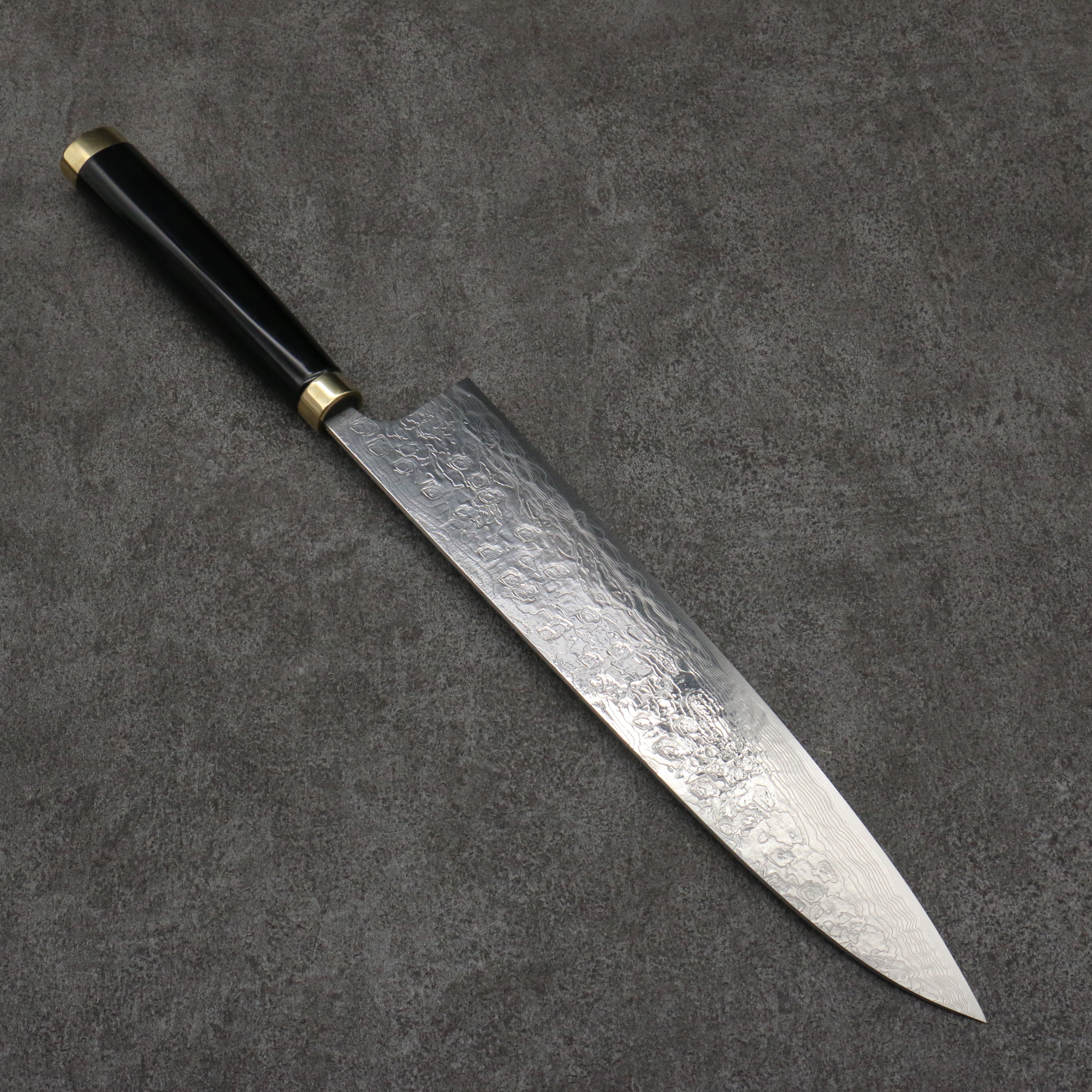 Takeshi Saji Maki-e Art Red Fuji Sheath SG2 Damascus Gyuto 270mm Maki-e Art Handle with Sheath - Seisuke Knife