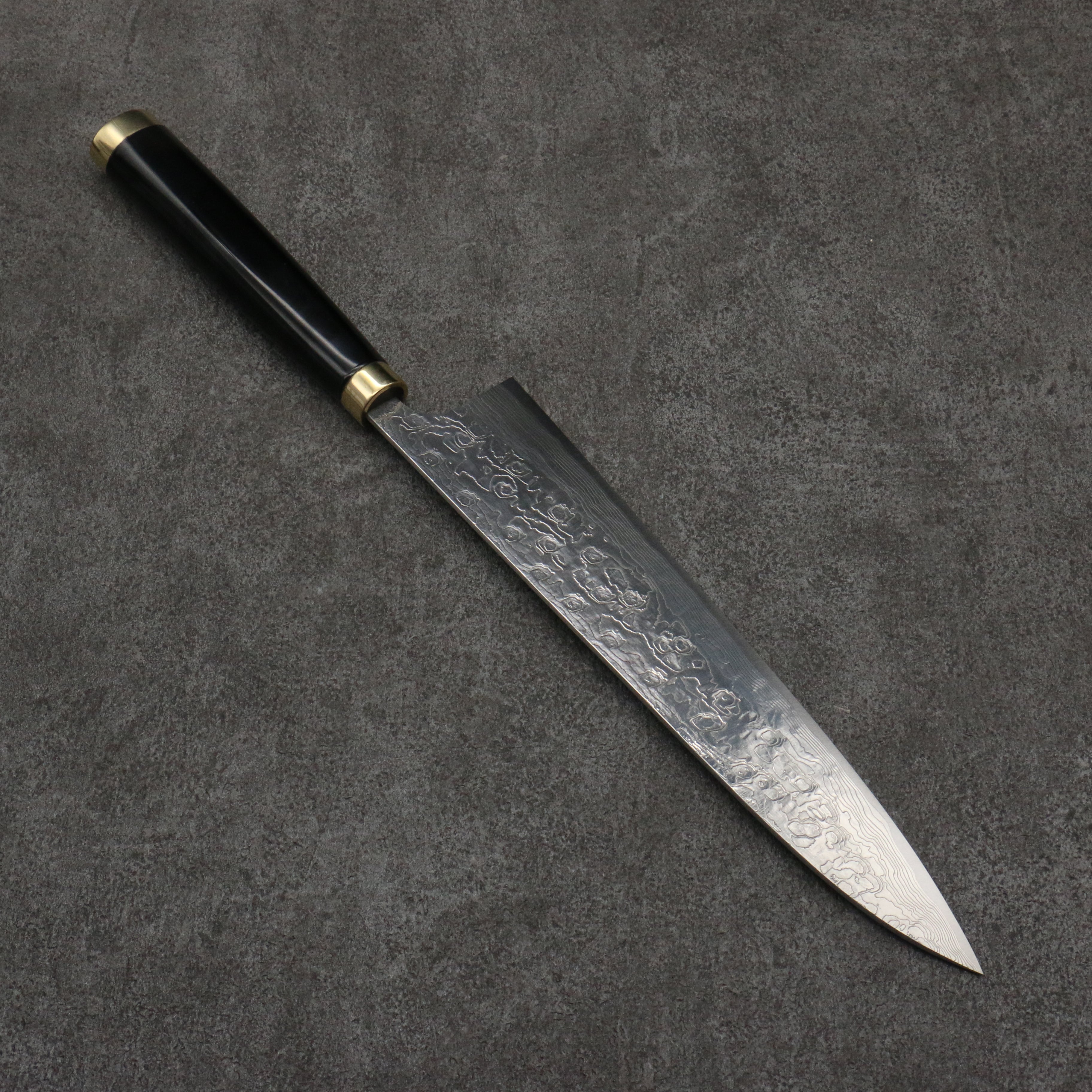 Takeshi Saji Maki-e Art Fuji and Waves Sheath SG2 Damascus Diamond Finish Gyuto 240mm Maki-e Art Handle with Sheath - Seisuke Knife