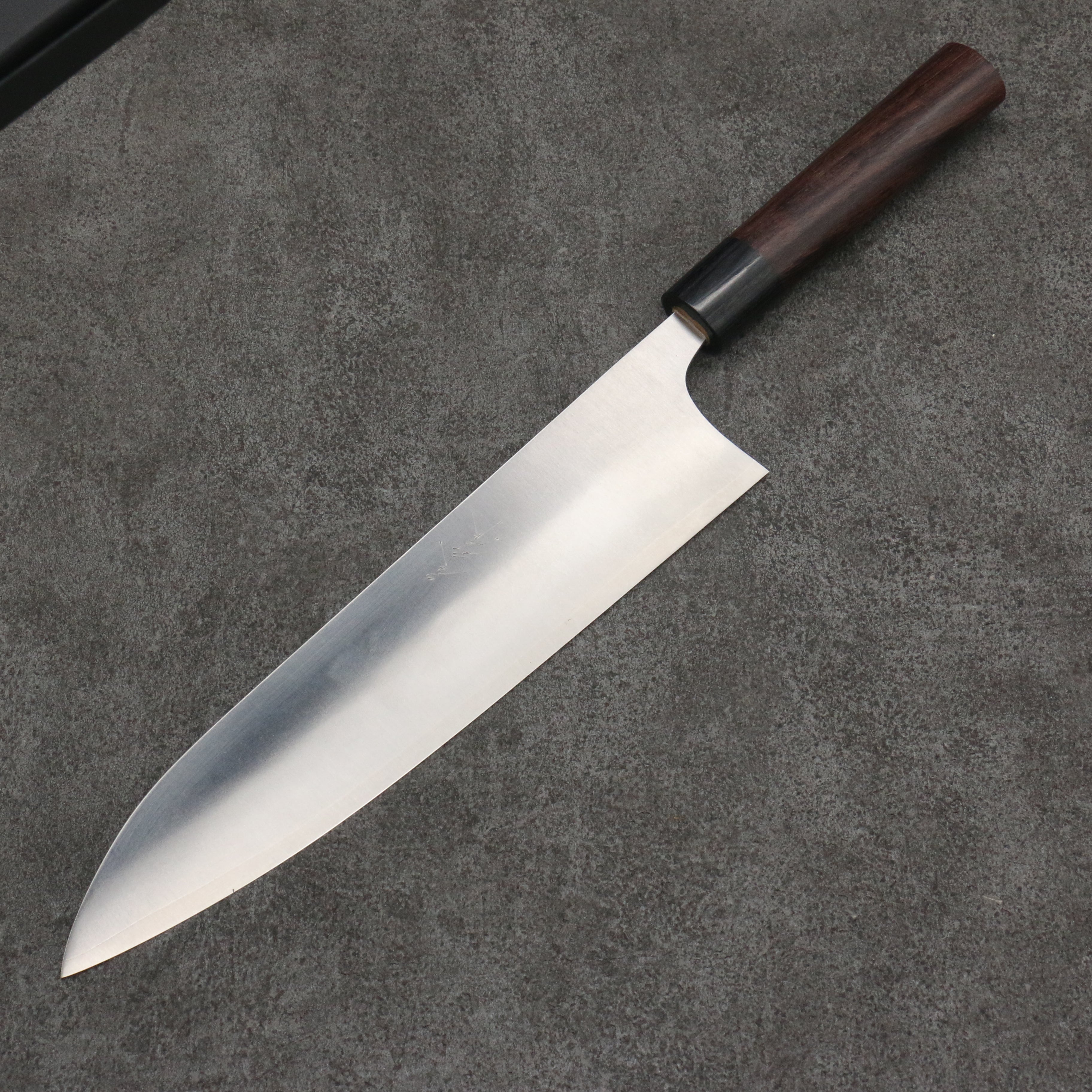 Shungo Ogata SG2 Migaki Finished Gyuto 240mm Shitan Handle - Seisuke Knife