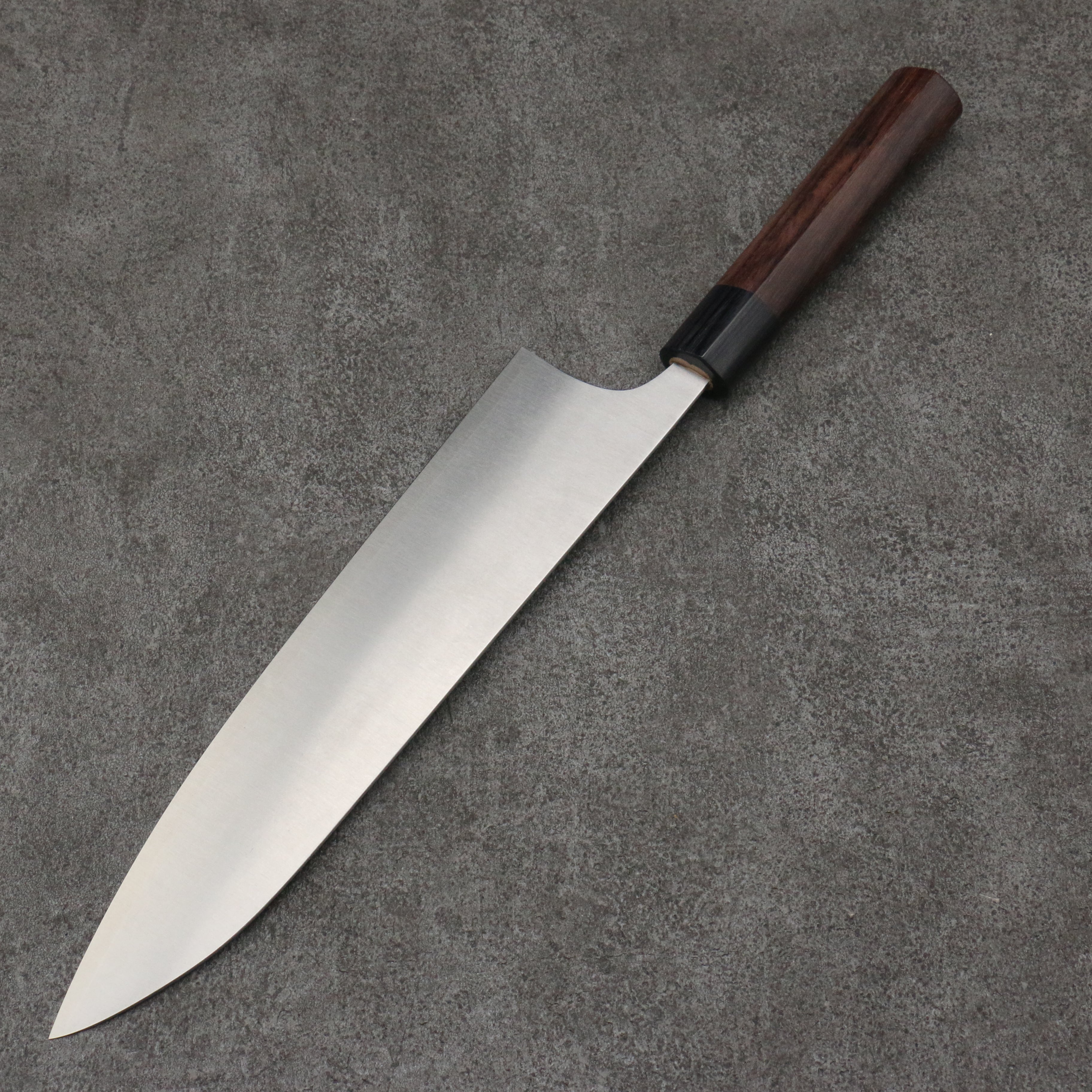 Shungo Ogata SG2 Migaki Finished Gyuto 240mm Shitan Handle - Seisuke Knife