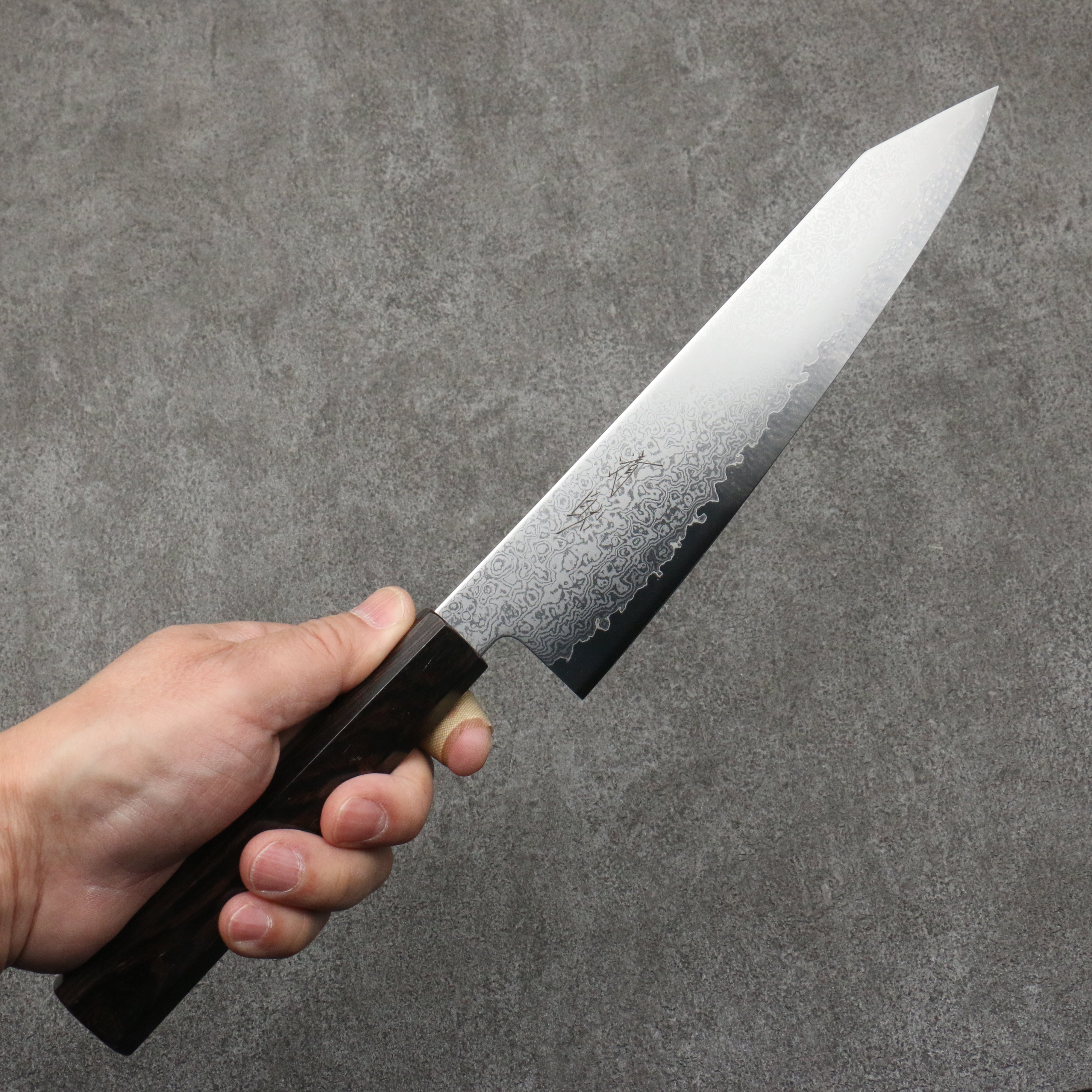 Seisuke VG10 Damascus Kiritsuke Gyuto 210mm Ebony Wood Handle - Seisuke Knife