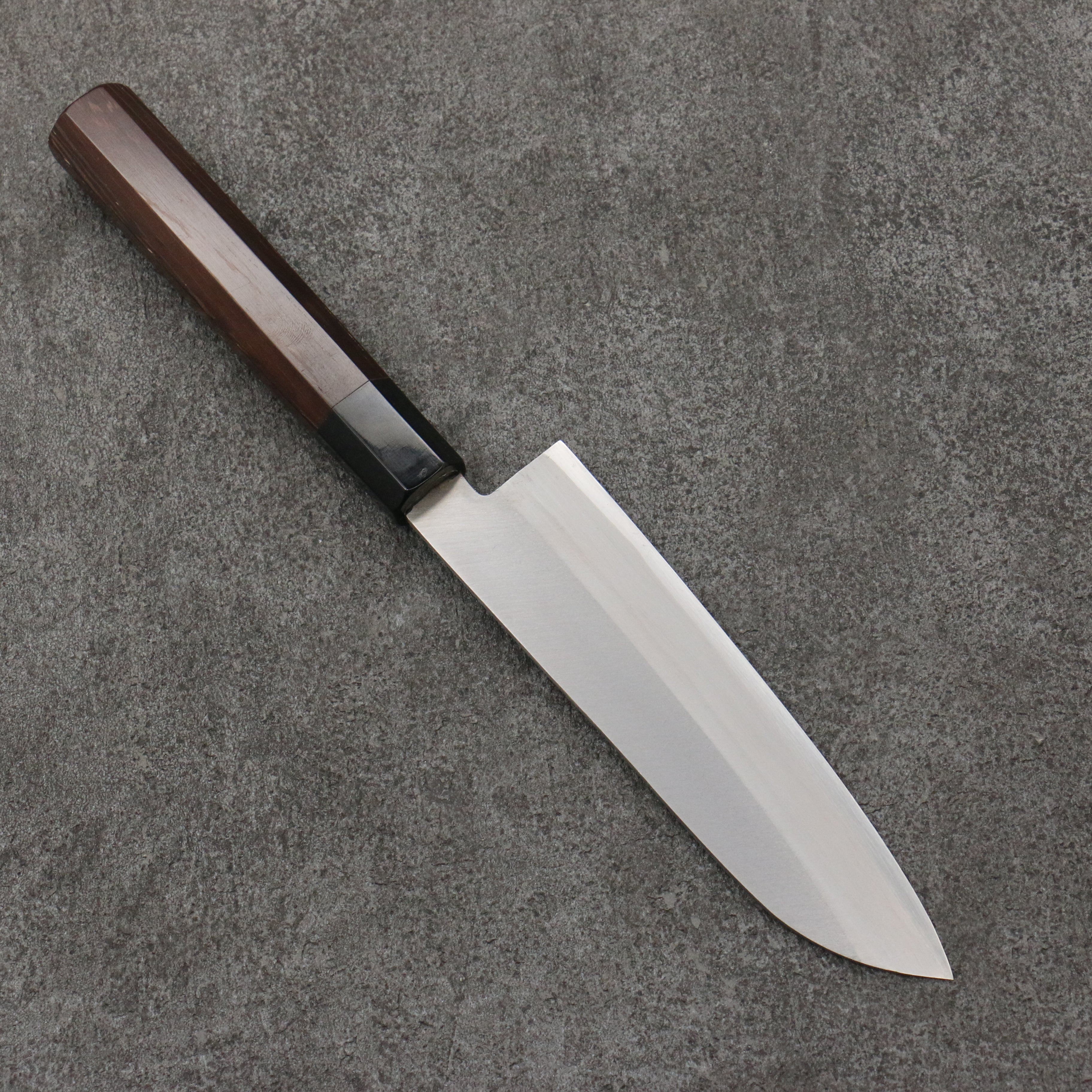 Seisuke Blue Super Small Santoku 140mm Wenge Handle - Seisuke Knife