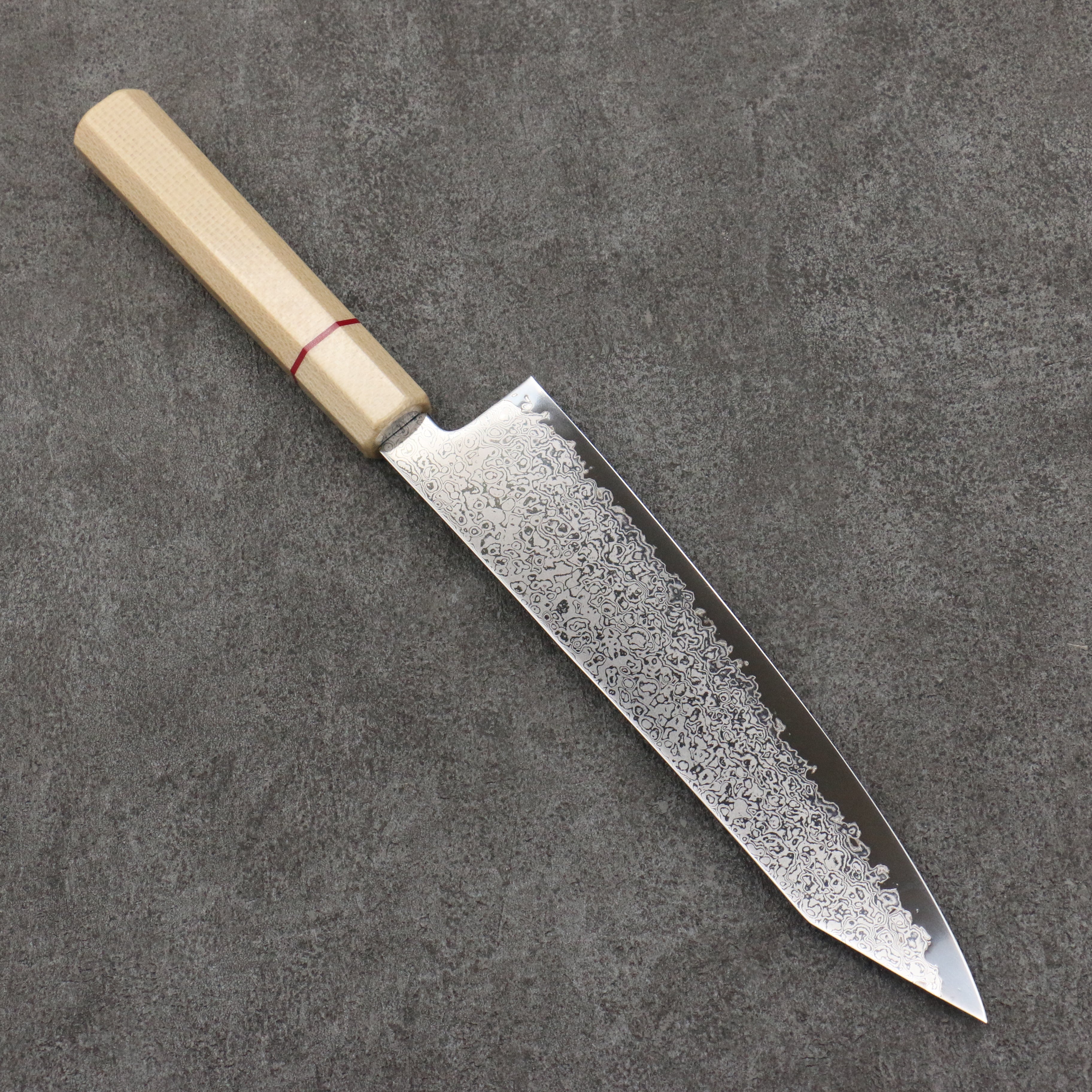 Seisuke VG10 Damascus Kiritsuke Gyuto 210mm White Micarta Handle - Seisuke Knife