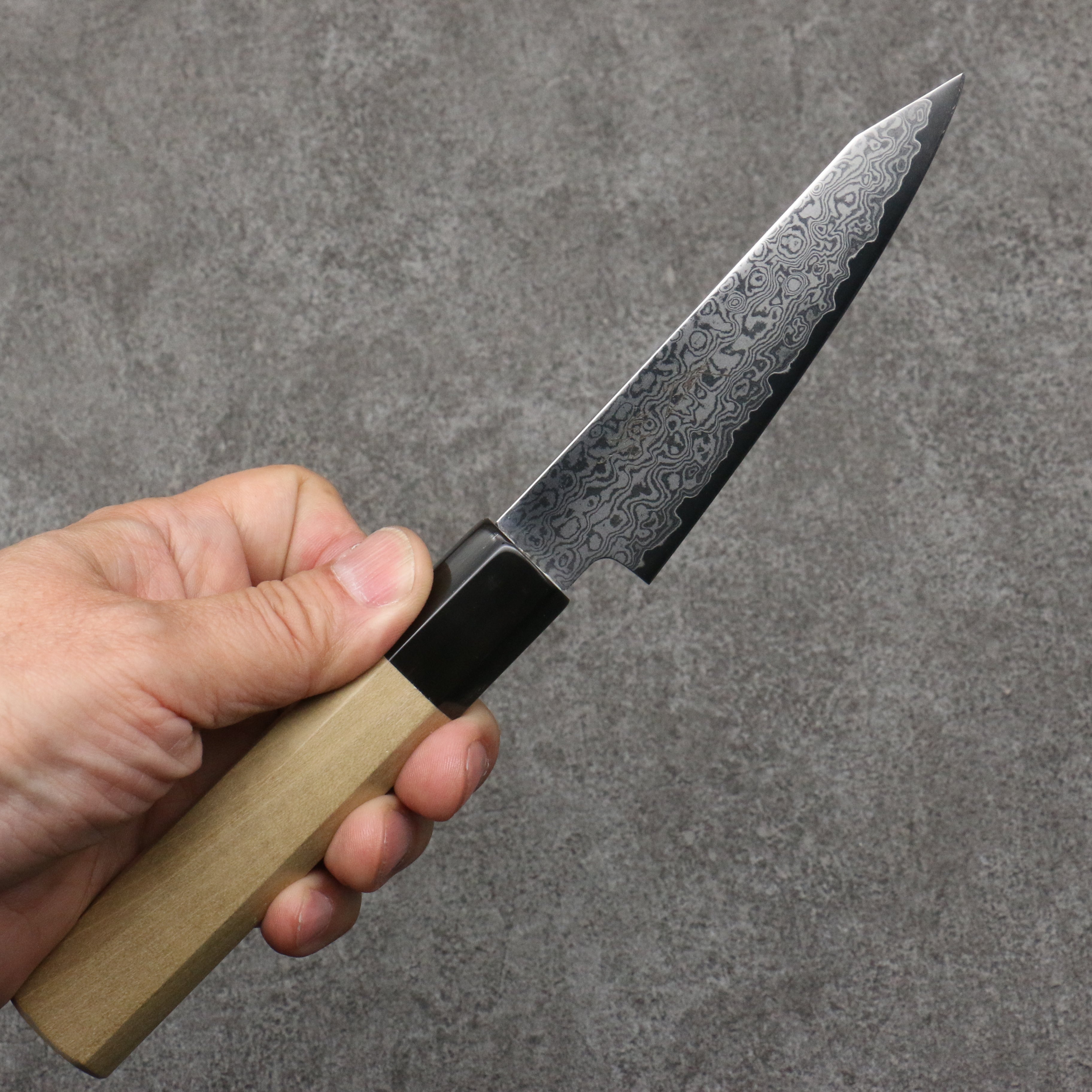 Seisuke VG10 Damascus Kiritsuke Petty-Utility 105mm Magnolia Handle - Seisuke Knife