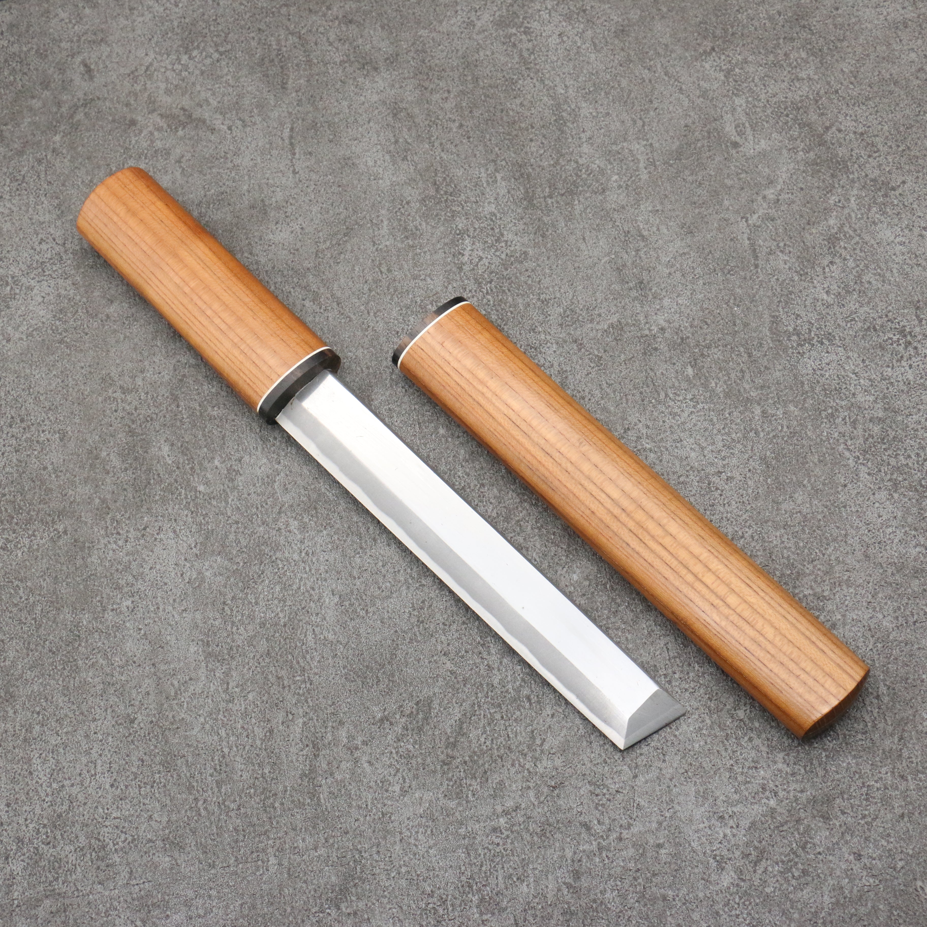Houei Migaki Finished Nushiya Kogatana 210mm Wenge Handle - Seisuke Knife