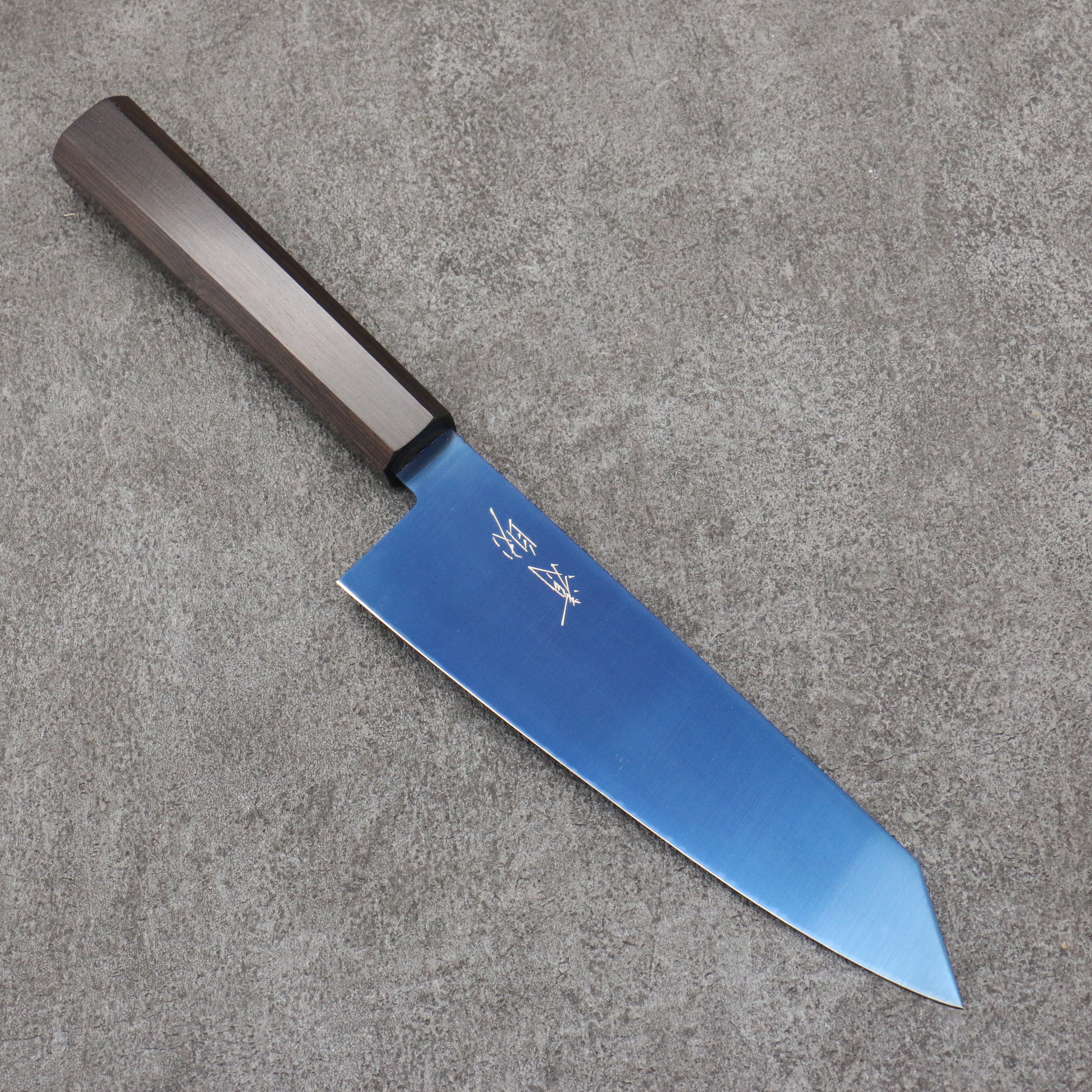 Seisuke SK-85 Ion plating Kiritsuke Santoku 180mm Ebony Wood Handle - Seisuke Knife