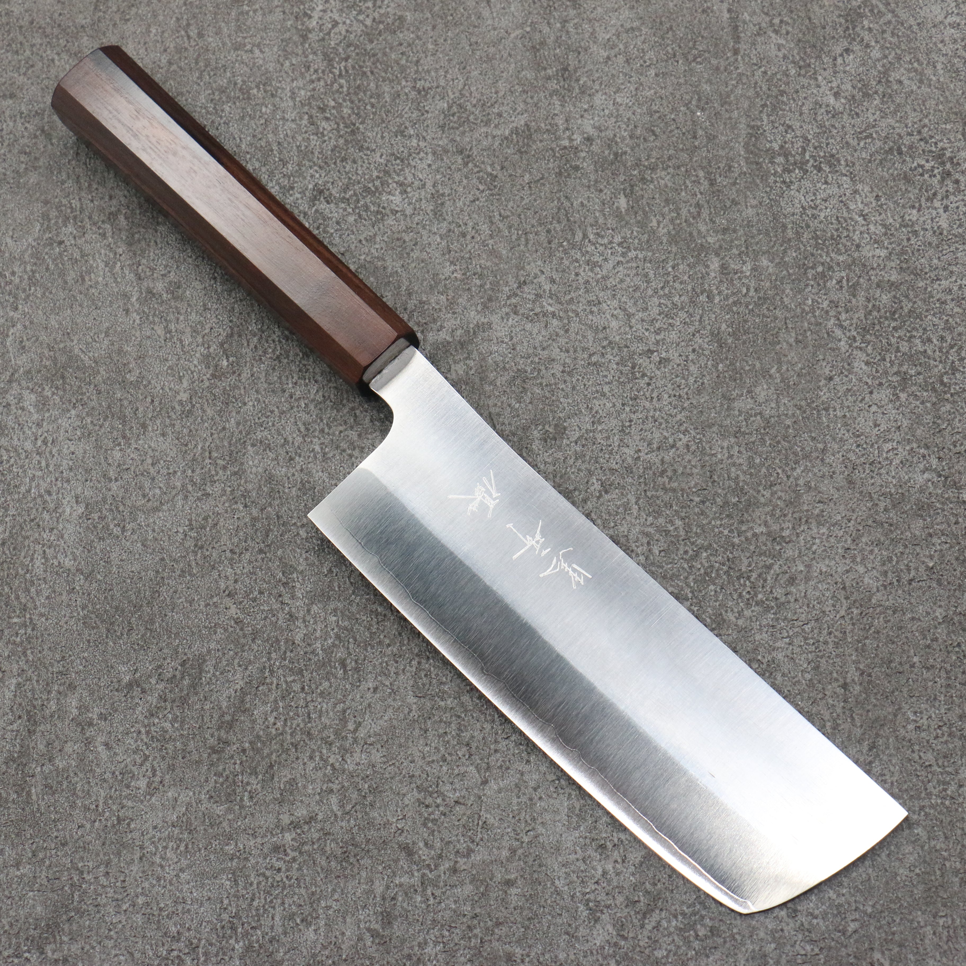 Yu Kurosaki New Gekko Hiou VG-XEOS Nakiri 165mm Ebony Wood Handle - Seisuke Knife
