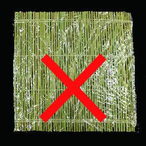 Hasegawa Cutting Board Sushi Roll Mat L 250mm x 305mm - Seisuke Knife