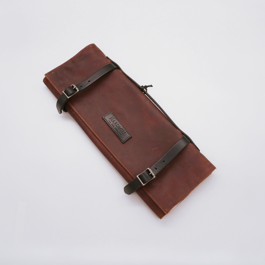 Hardmill Leather Knife Roll - Seisuke Knife