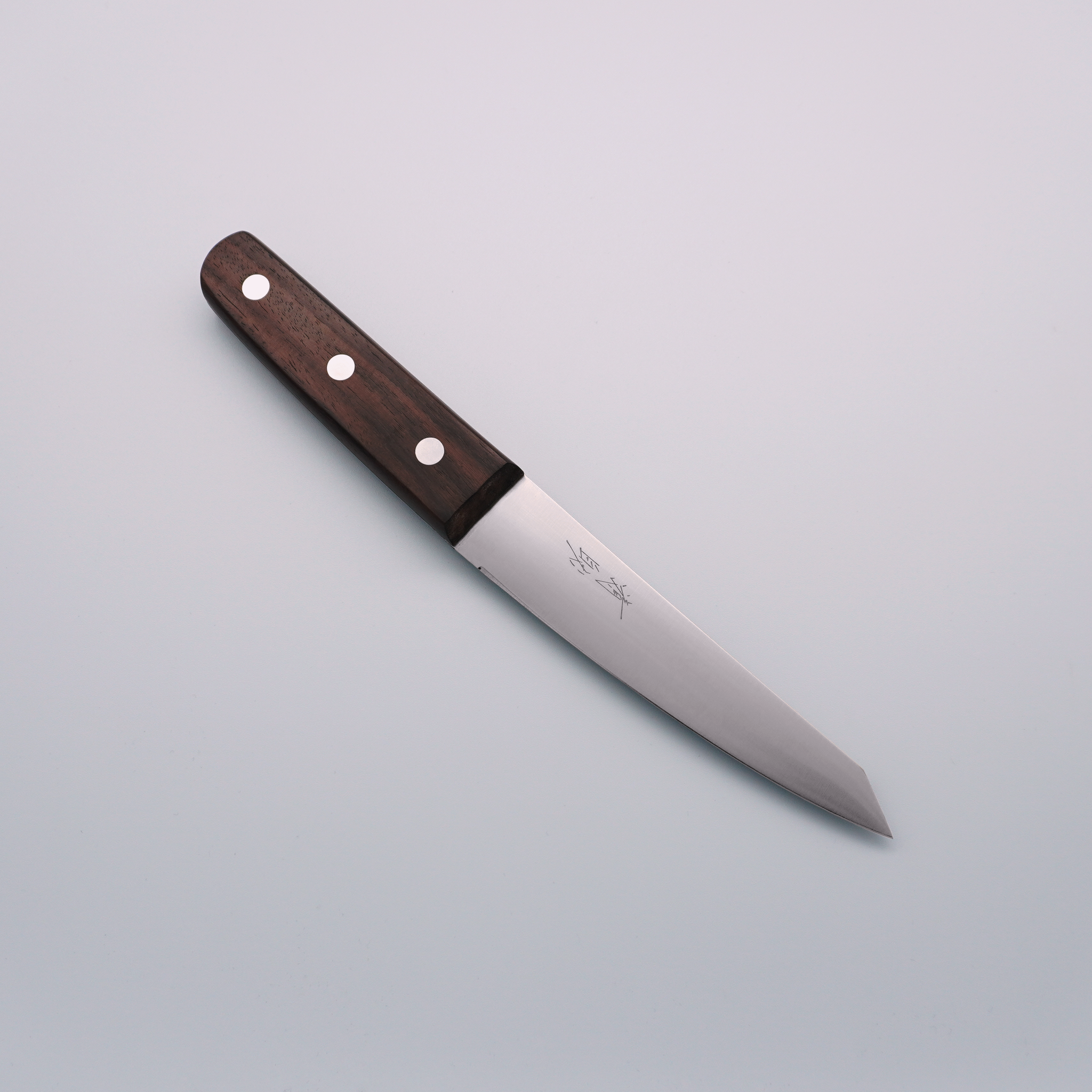 Seisuke Sanzoku Japanese Steel Honesuki Maru Boning 150mm Shitan Handle - Seisuke Knife