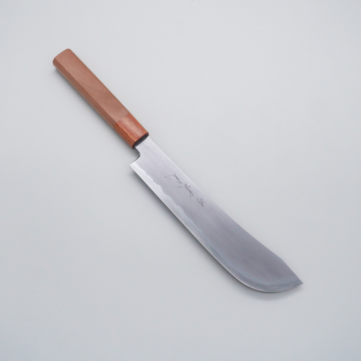 Seisuke TAKUMI Trade-In Jikko White Steel No.2 Kasumi Kujira Gyuto 210mm Cherry Wood Handle - Seisuke Knife