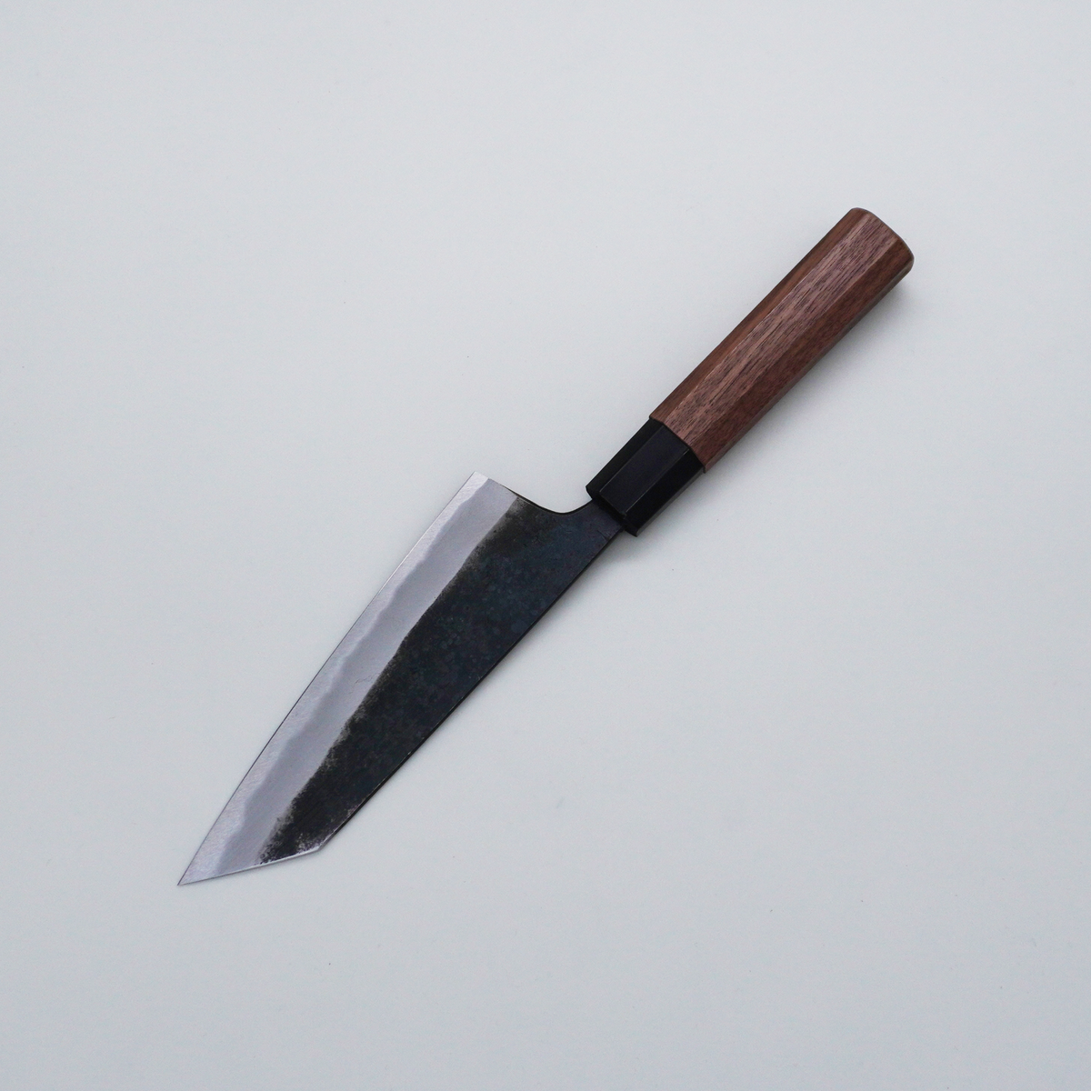 Seisuke TAKUMI Trade-In Daisuke Nishida Koharu White Steel No.1 Kurouchi Santoku 155mm Walnut Handle - Seisuke Knife