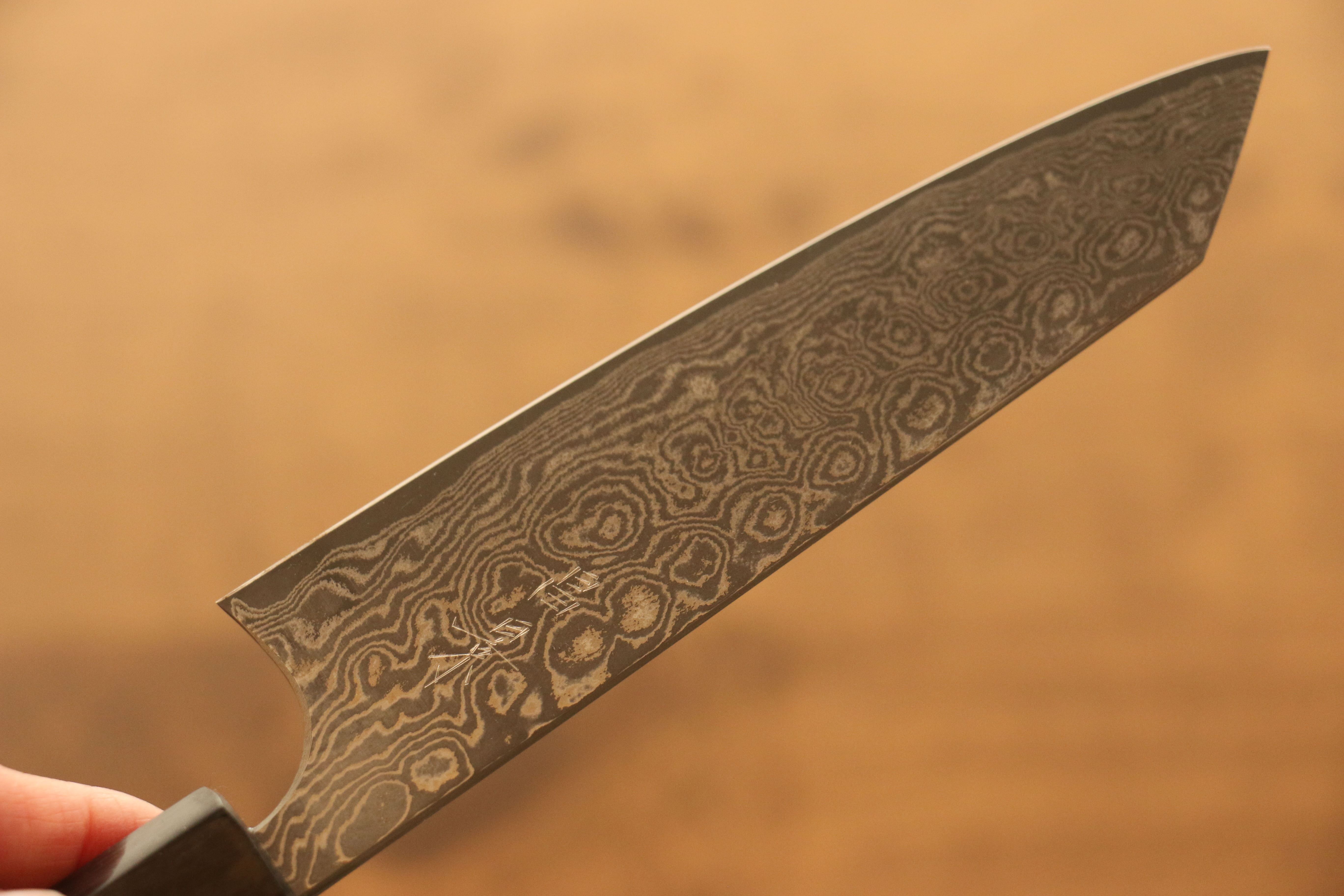 Masakage Kumo VG10 Damascus Small Bunka 120mm with Shitan Handle - Seisuke Knife