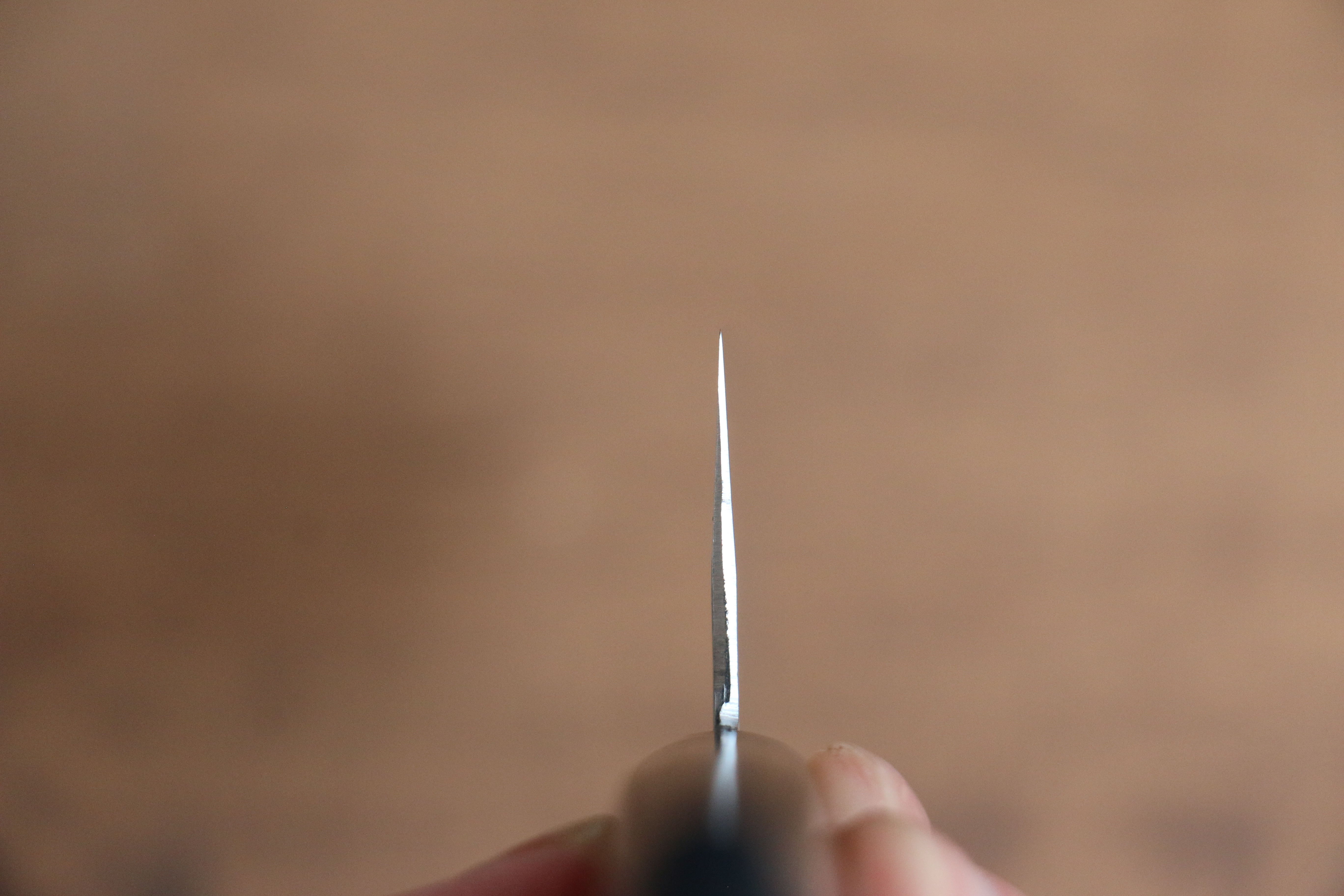 Kunihira Kokuryu VG10 Hammered Damascus Santoku 170mm Navy blue Pakka wood Handle - Seisuke Knife